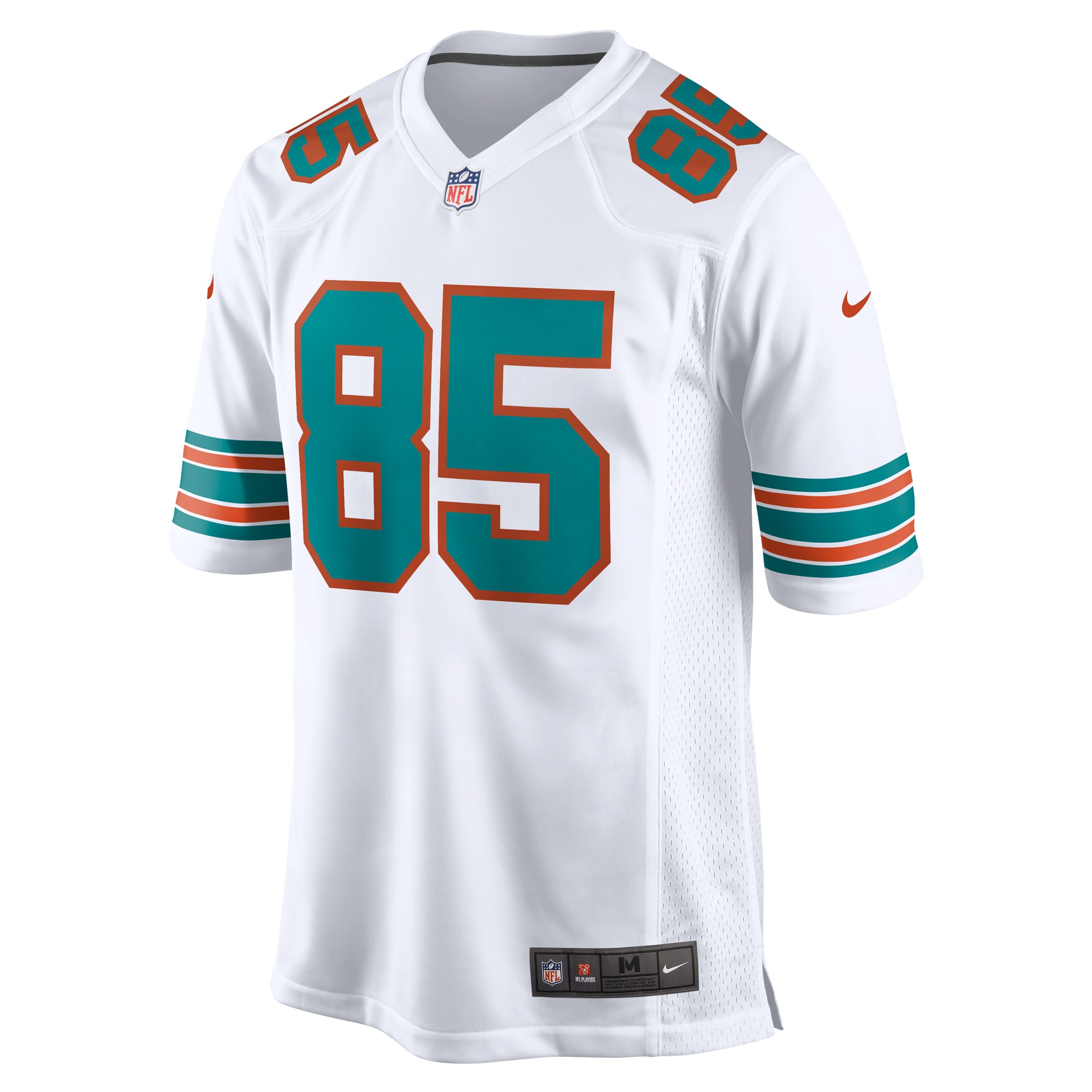 Men's Miami Dolphins Mark Duper  White Retired Player Jersey