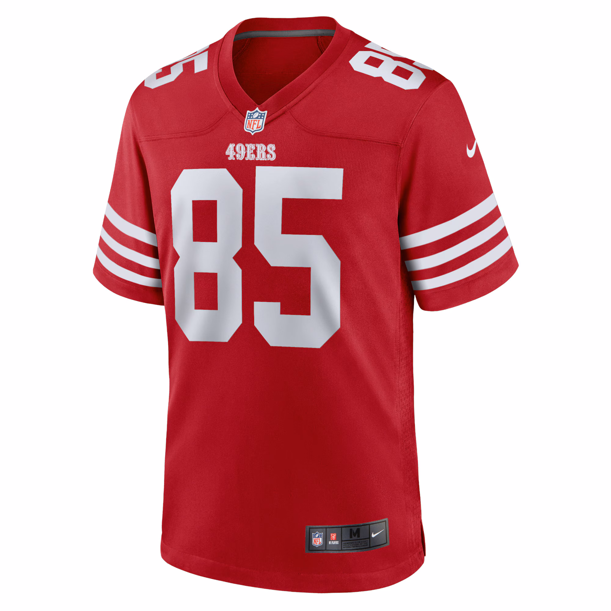 Men's San Francisco 49ers George Kittle  Scarlet Team Game Jersey