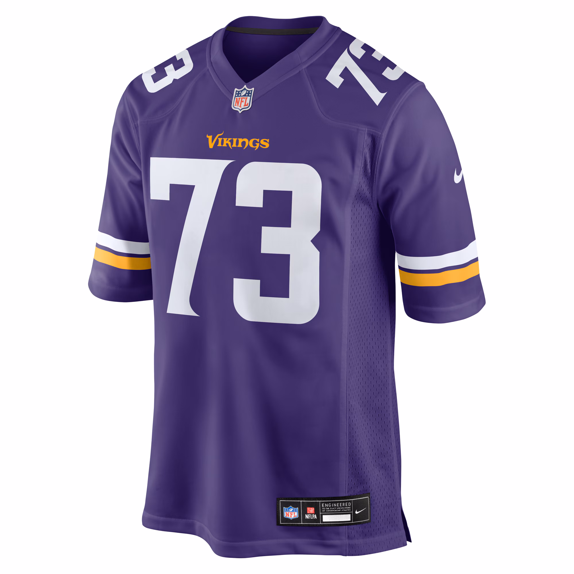Men's Minnesota Vikings Walter Rouse  Purple Team Game Jersey