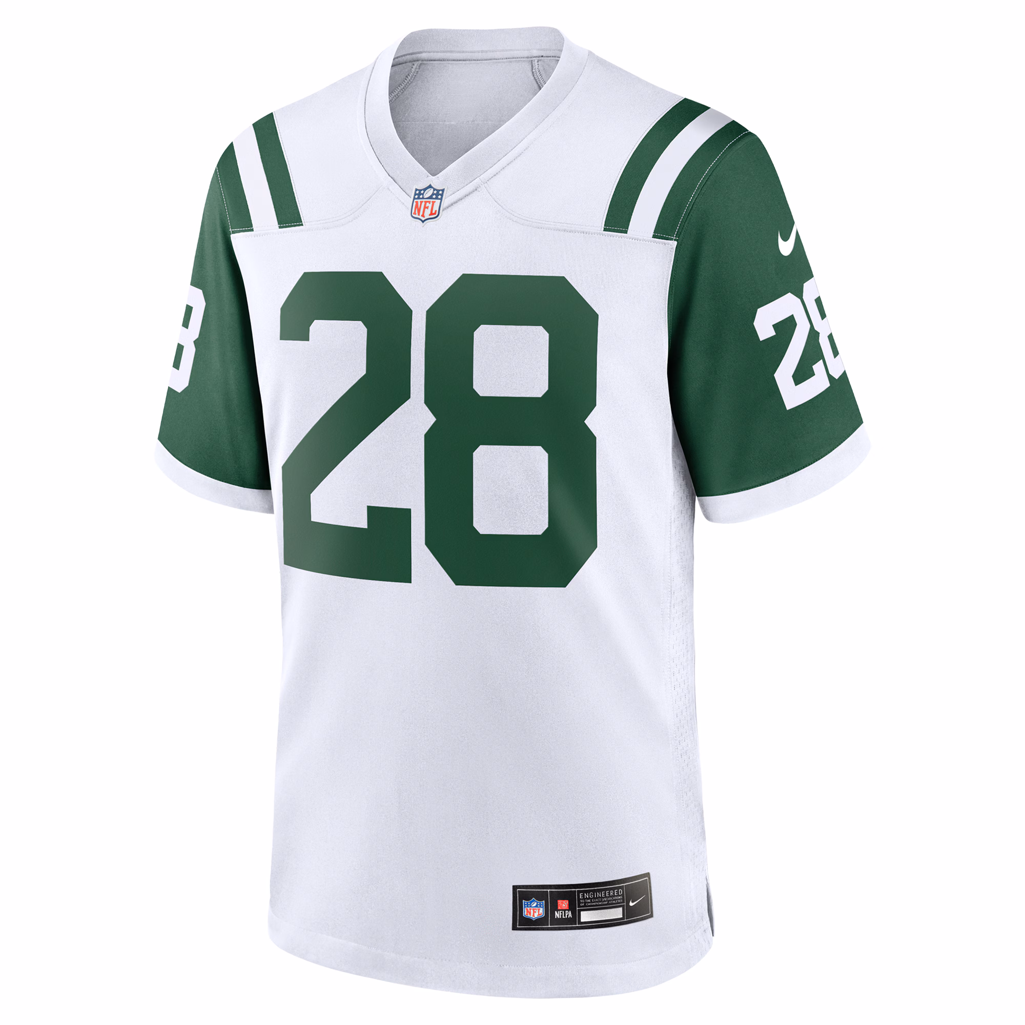 Men's New York Jets Curtis Martin  White Retired Player Alternate Game Jersey