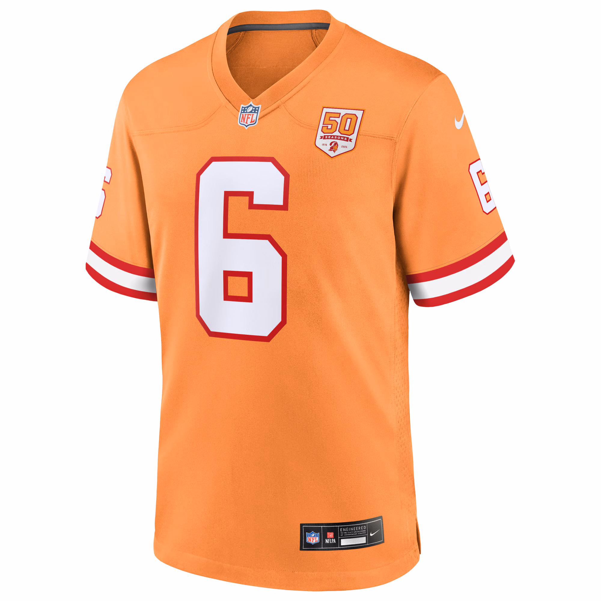 Men's Tampa Bay Buccaneers Baker Mayfield  Creamsicle 50th Season Game Jersey