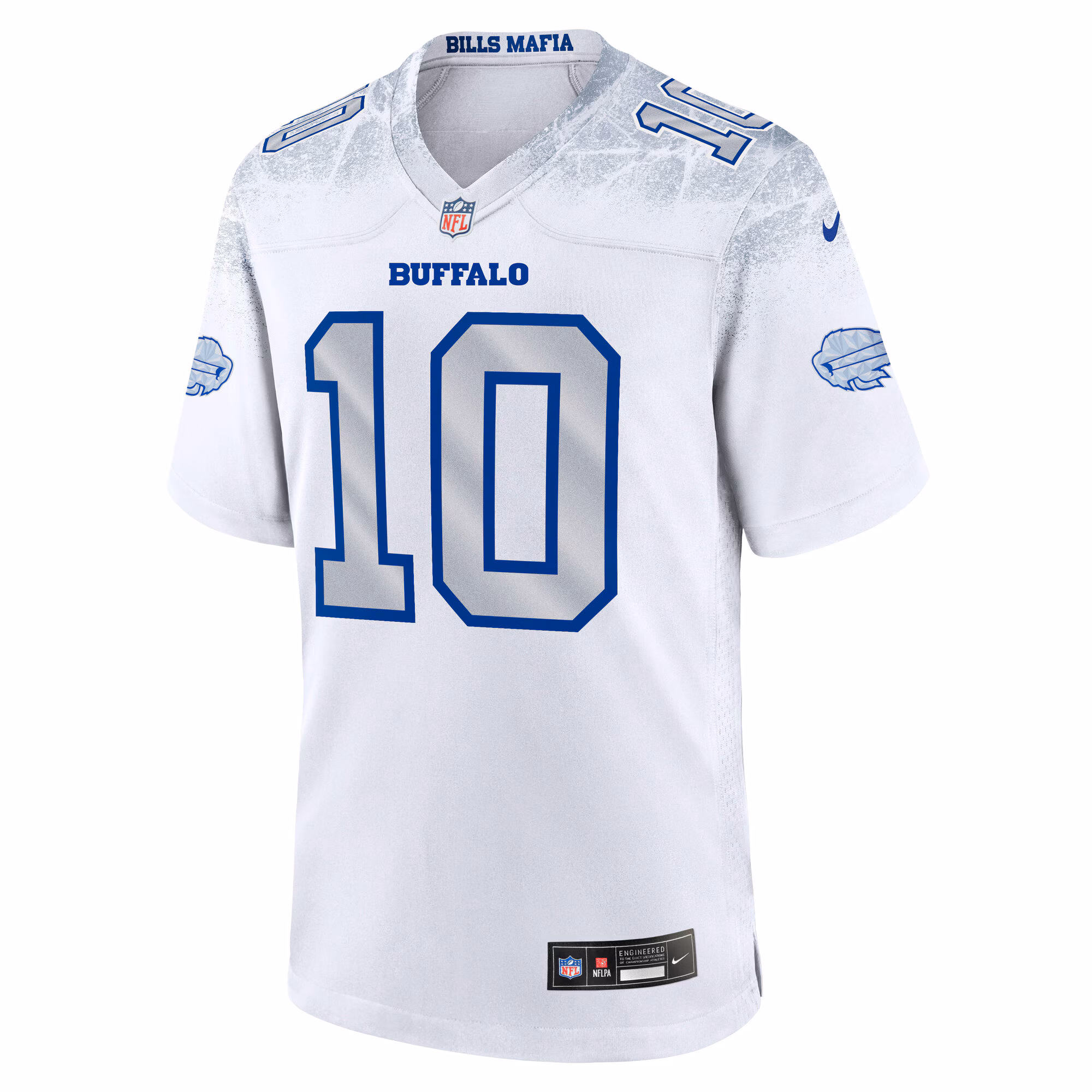 Men's Buffalo Bills Khalil Shakir  White 2025 Rivalries Collection Game Jersey