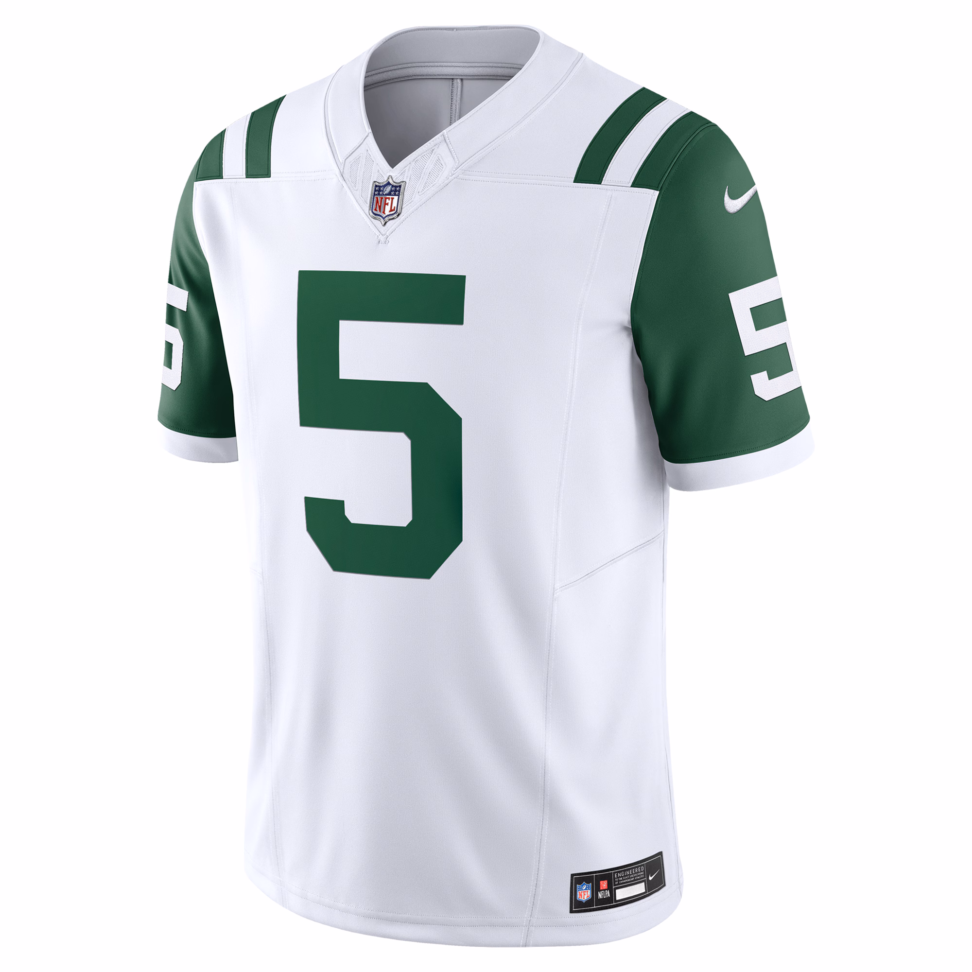 Men's New York Jets Garrett Wilson  White Classic Alternate Vapor F.U.S.E. Limited Jersey