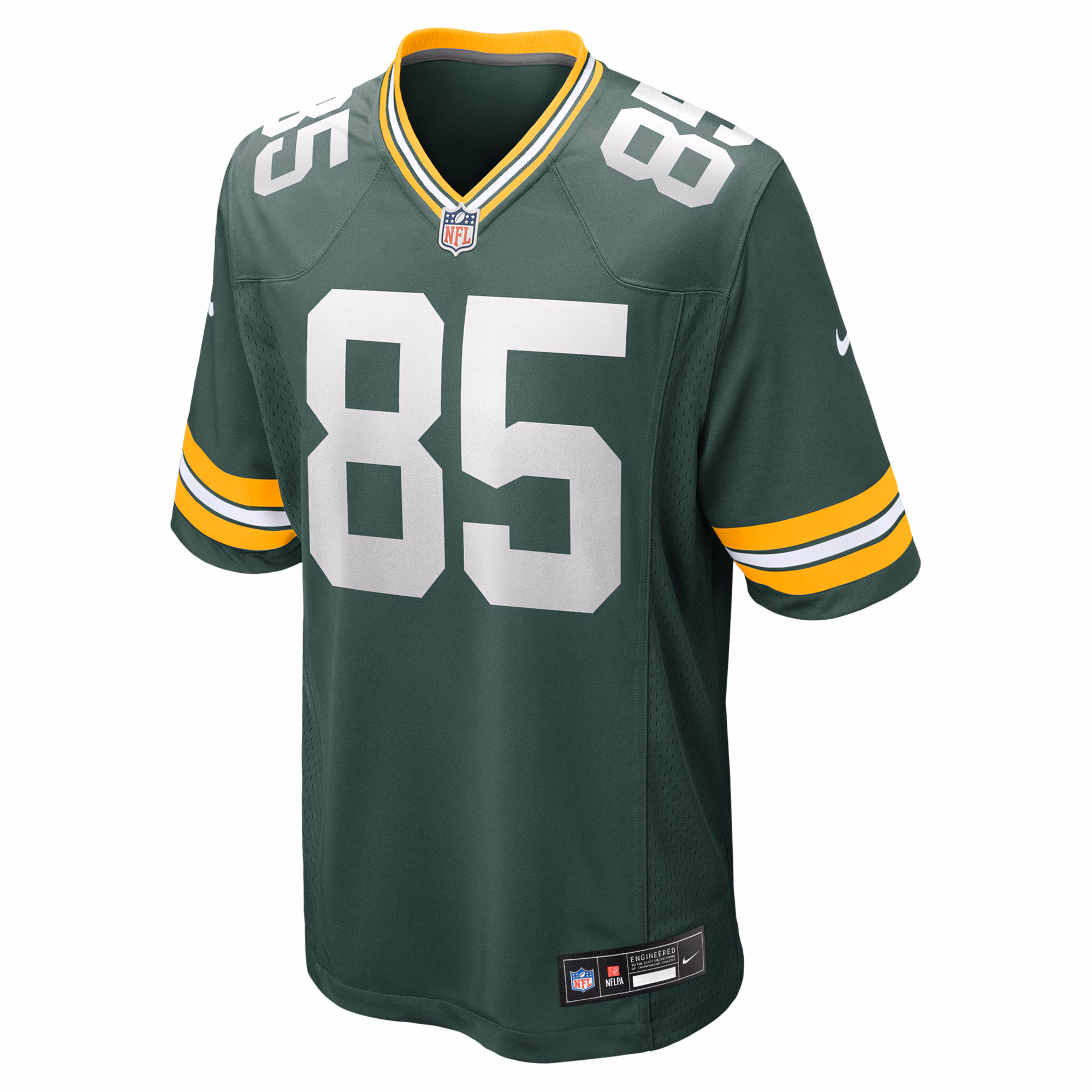 Men's Green Bay Packers Tucker Kraft  Green Game Jersey