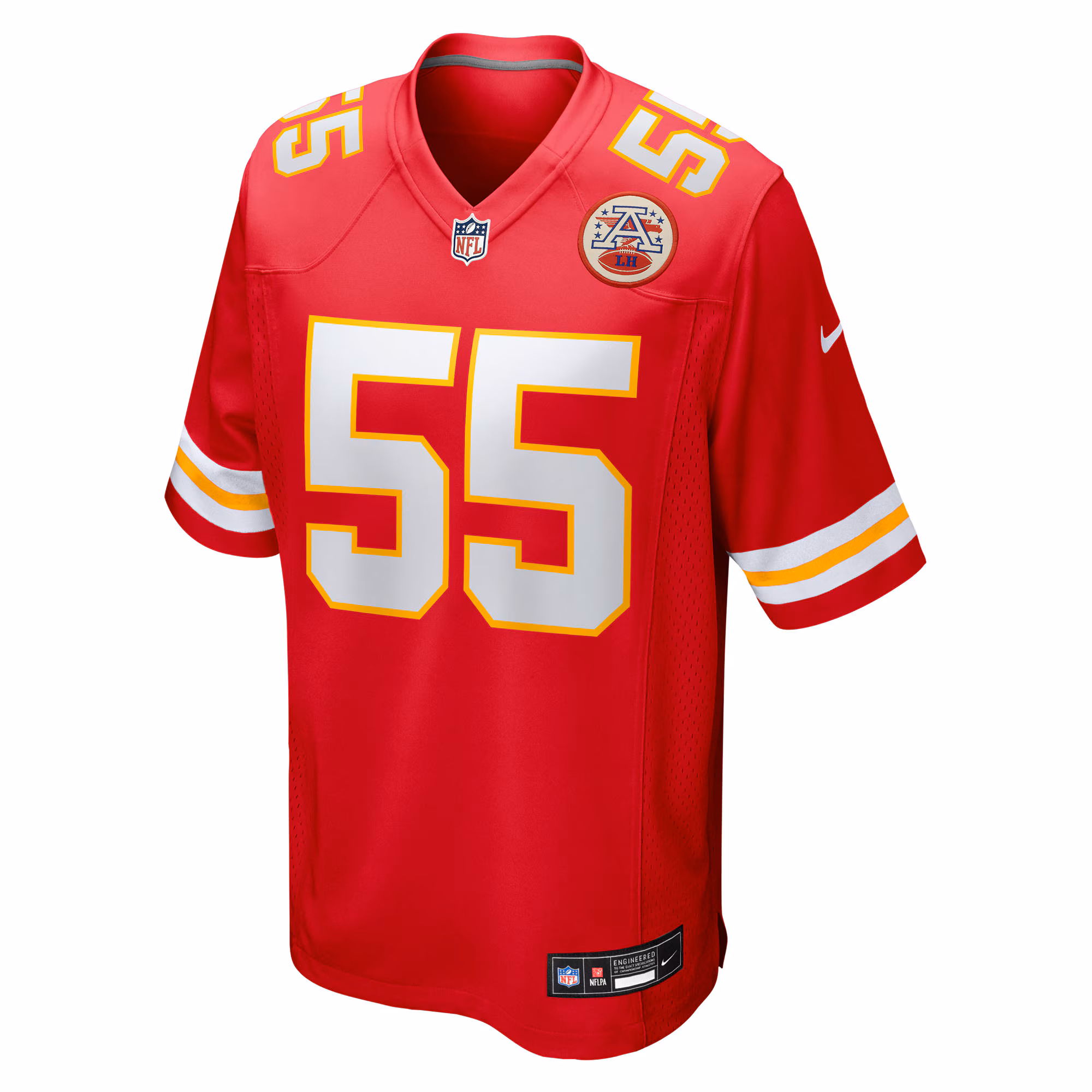 Men's Kansas City Chiefs Omarr Norman-Lott  Red Team Game Jersey