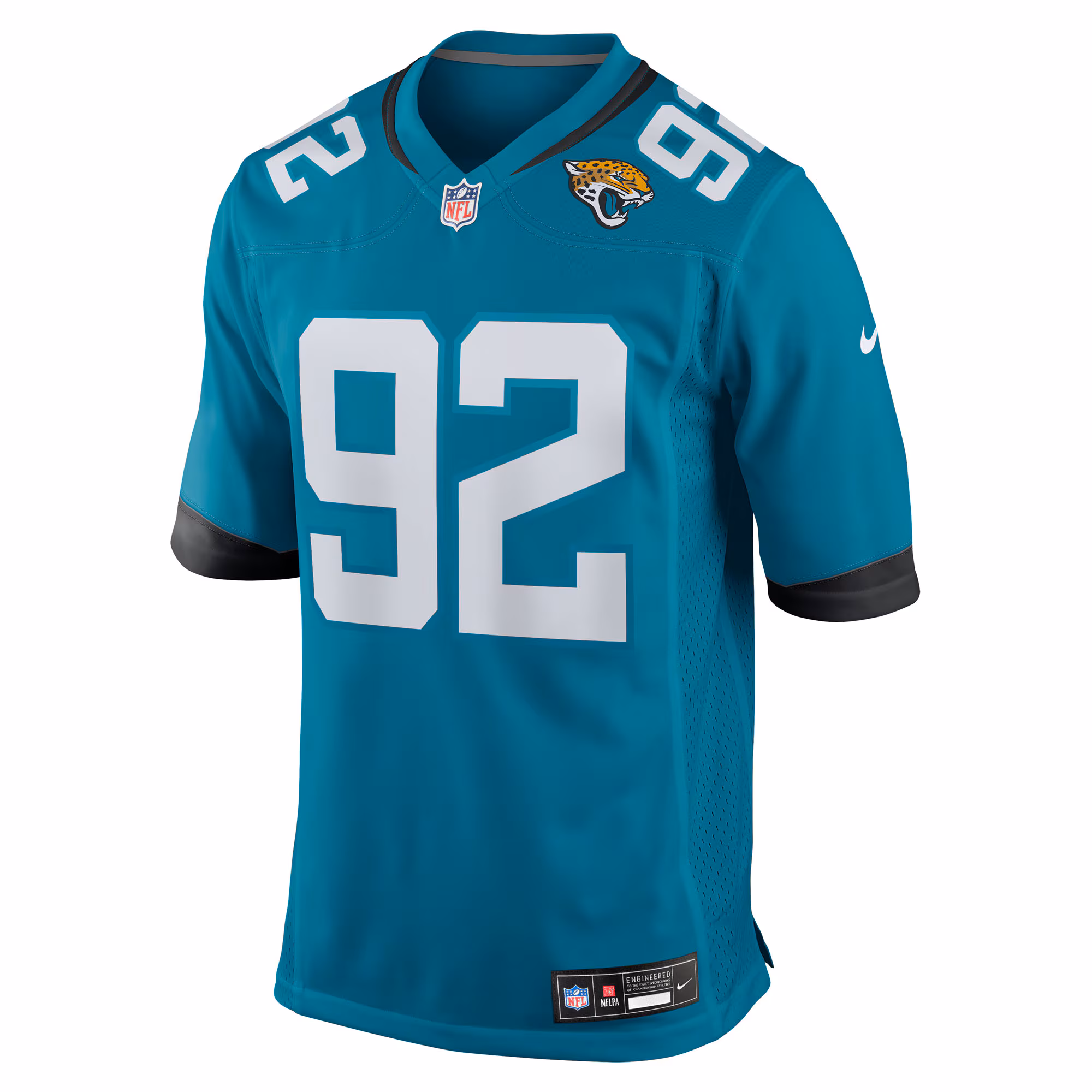 Men's Jacksonville Jaguars Danny Striggow  Teal Team Game Jersey