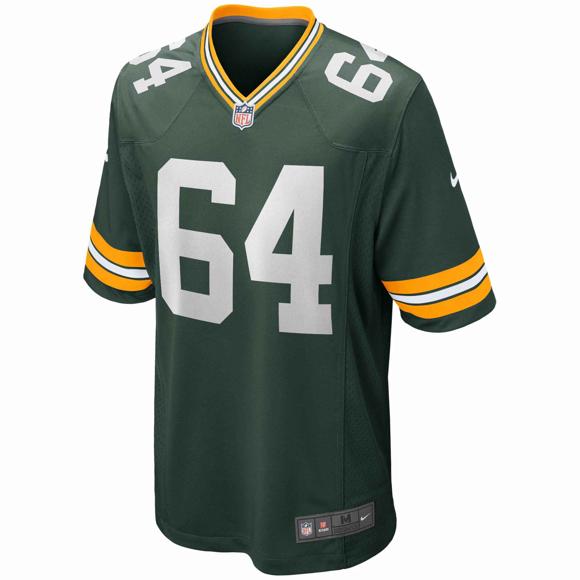 Men's Green Bay Packers Jerry Kramer  Green Game Retired Player Jersey