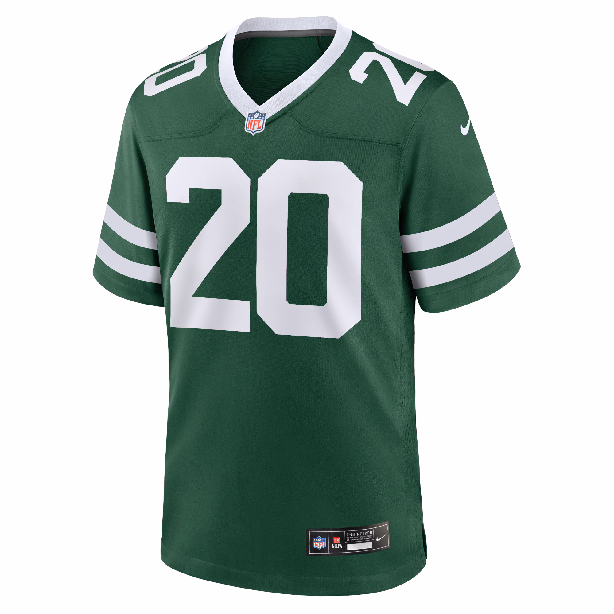 Men's New York Jets Breece Hall  Legacy Green Game Jersey