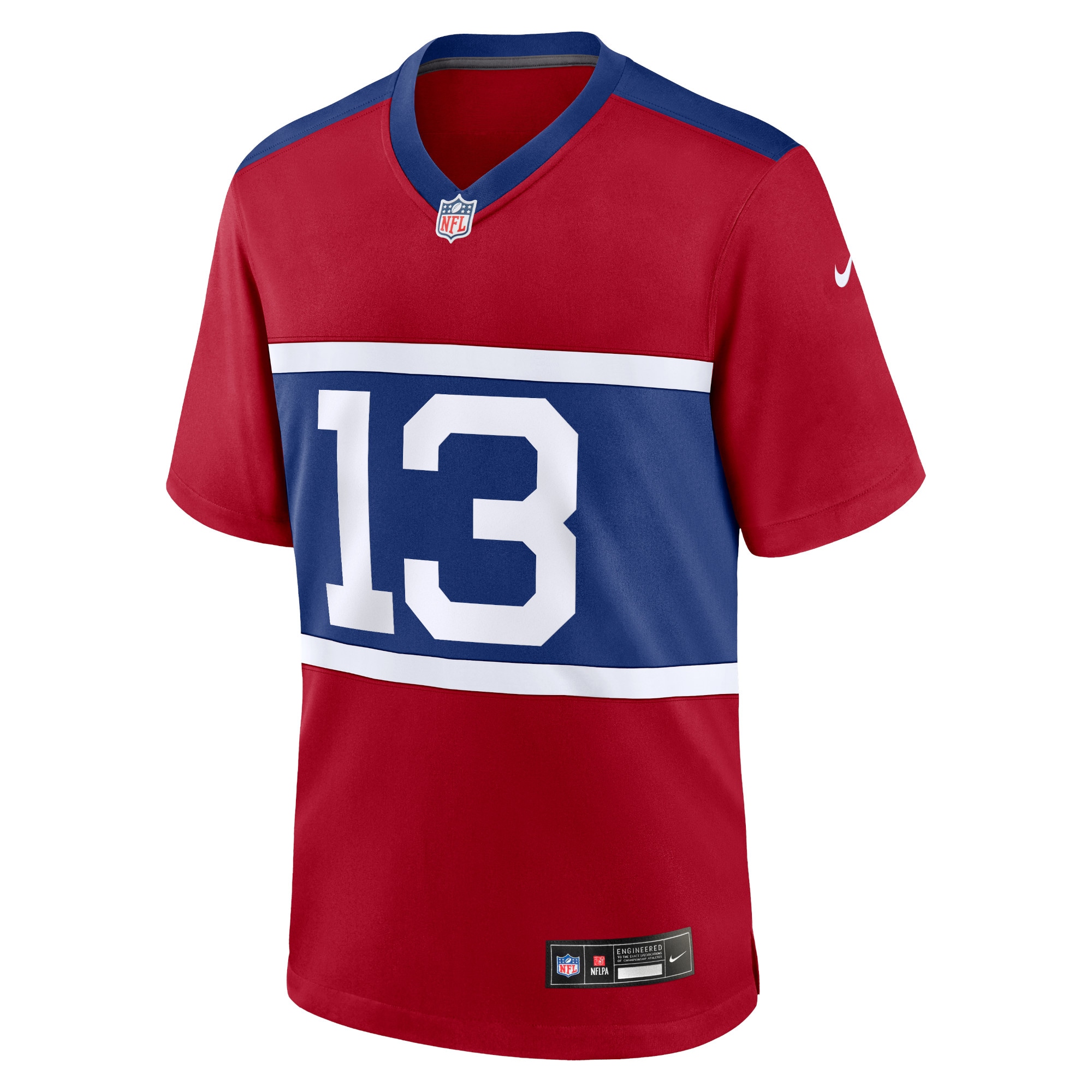 Men's New York Giants Jalin Hyatt  Century Red Alternate Player Game Jersey