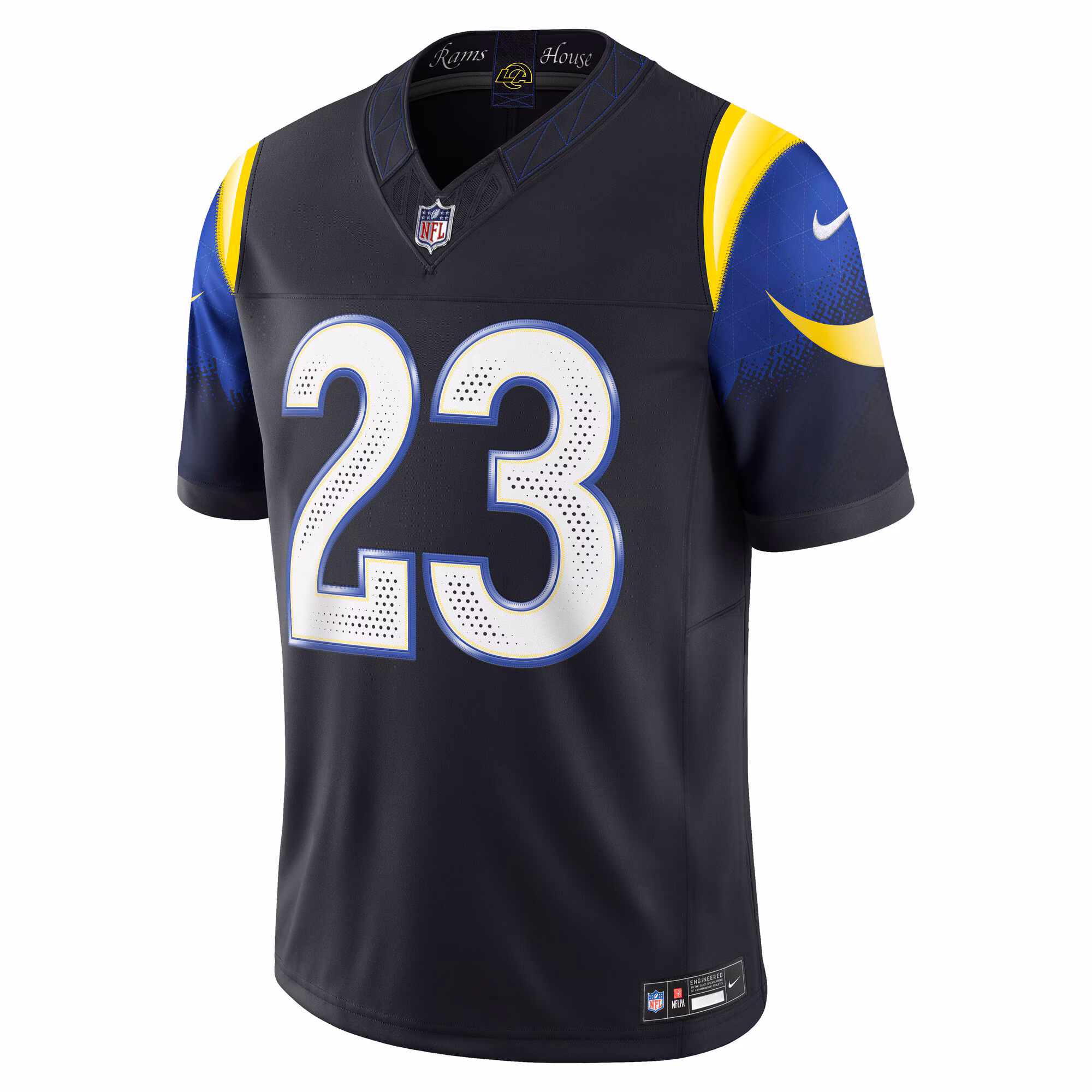 Men's Los Angeles Rams Kyren Williams  Midnight Blue 2025 Rivalries Collection Limited Jersey