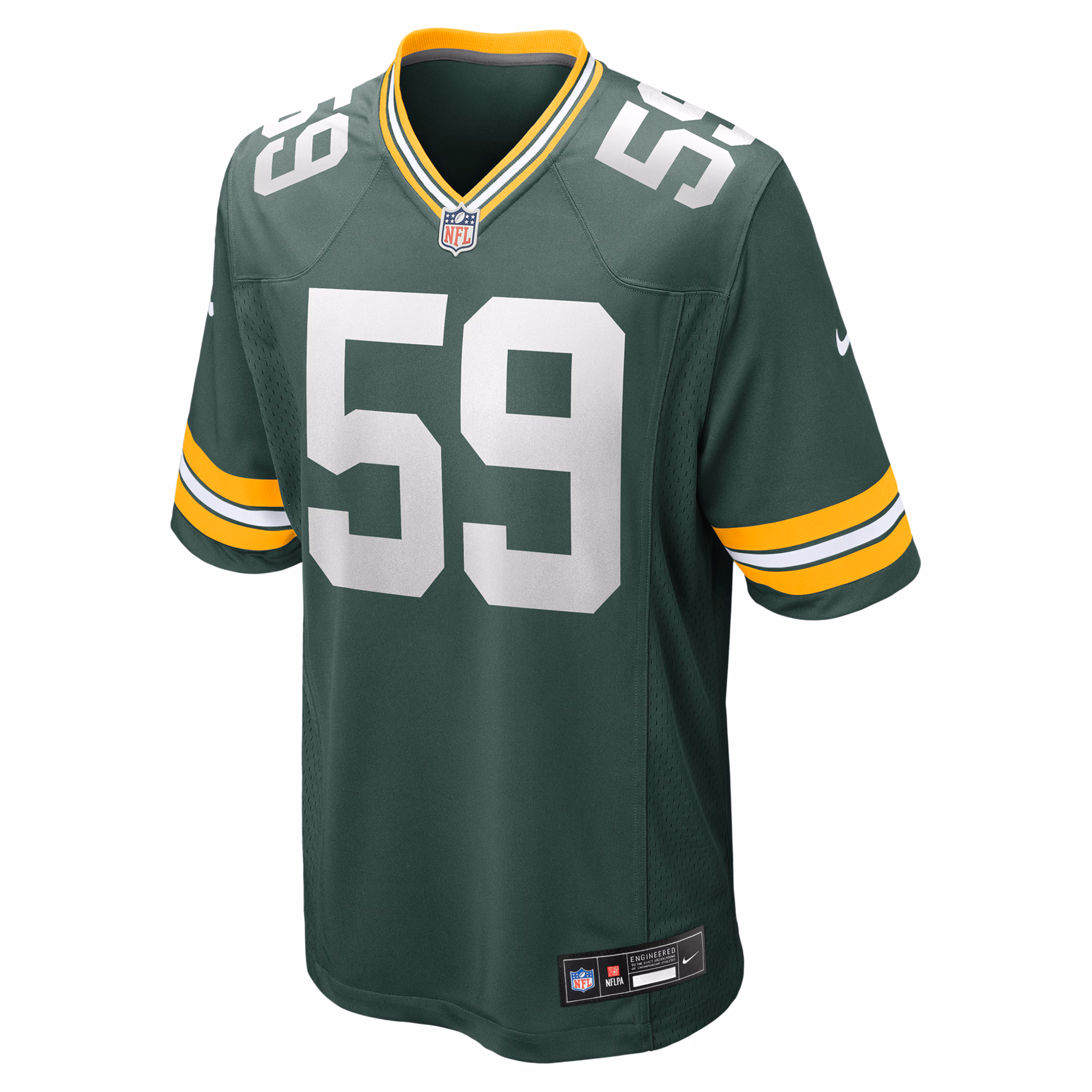 Men's Green Bay Packers Ty'Ron Hopper  Green Game Jersey