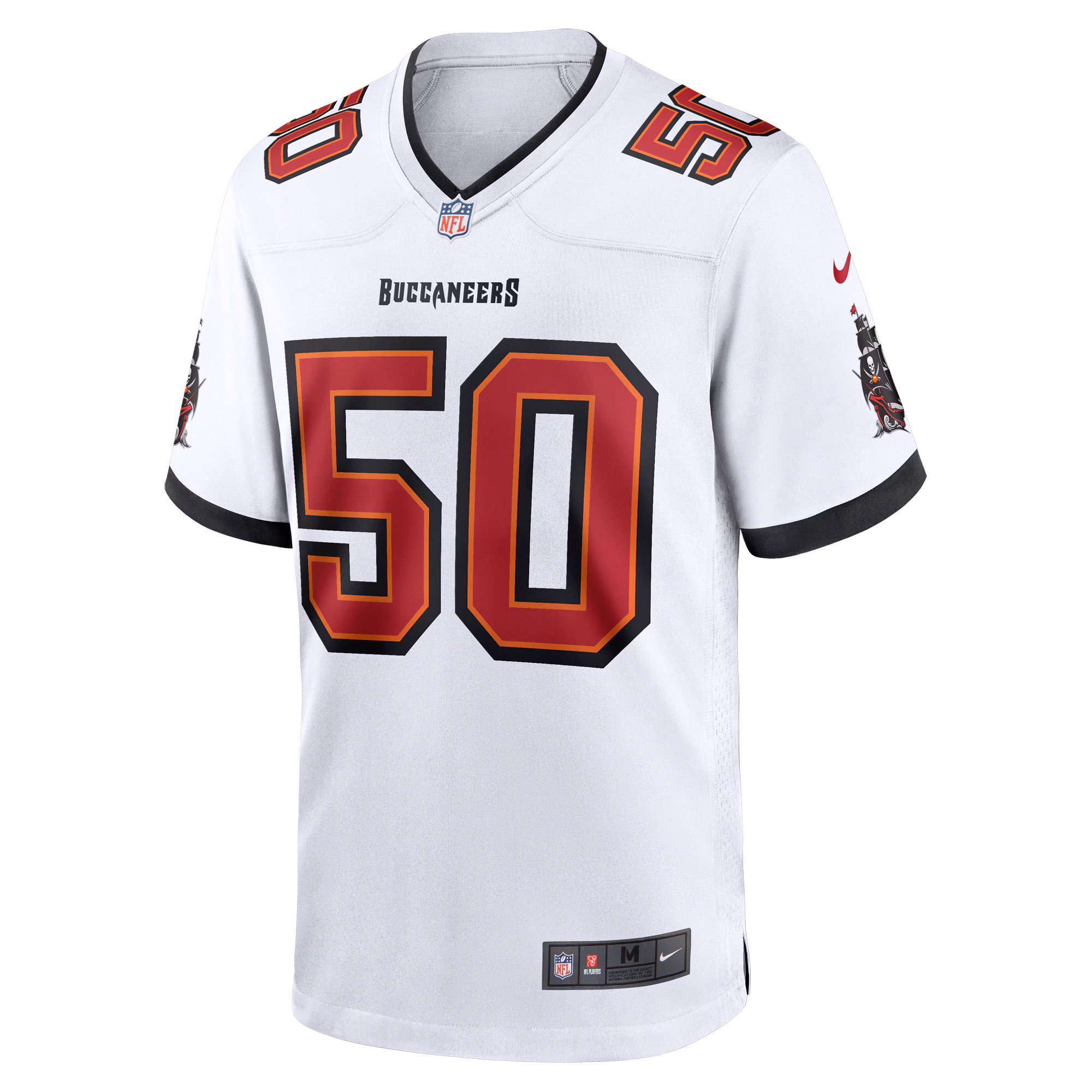 Men's Tampa Bay Buccaneers Vita Vea  White White Game Jersey