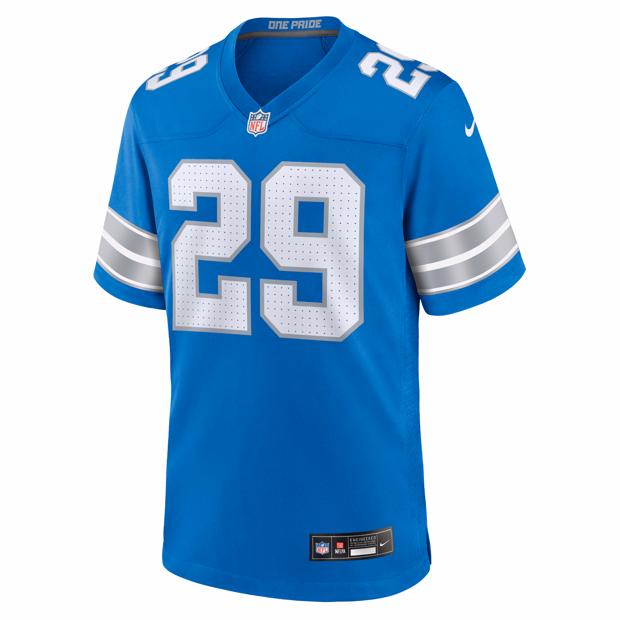 Men's Detroit Lions Avonte Maddox  Blue Team Game Jersey
