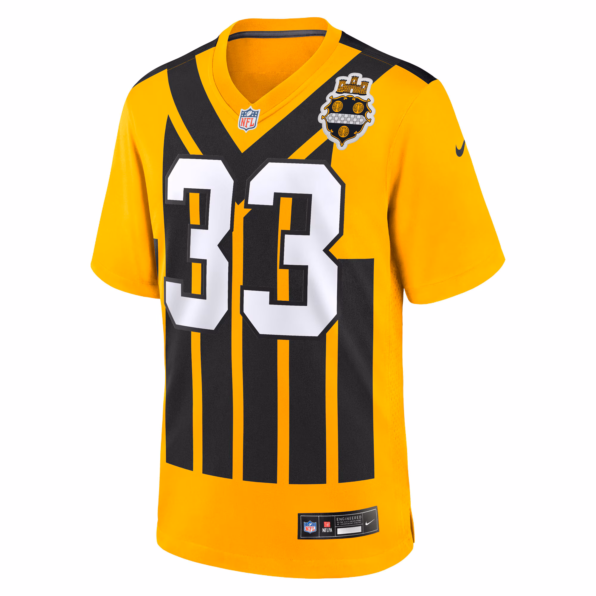 Men's Pittsburgh Steelers Jack Sawyer  Gold Alternate Game Jersey