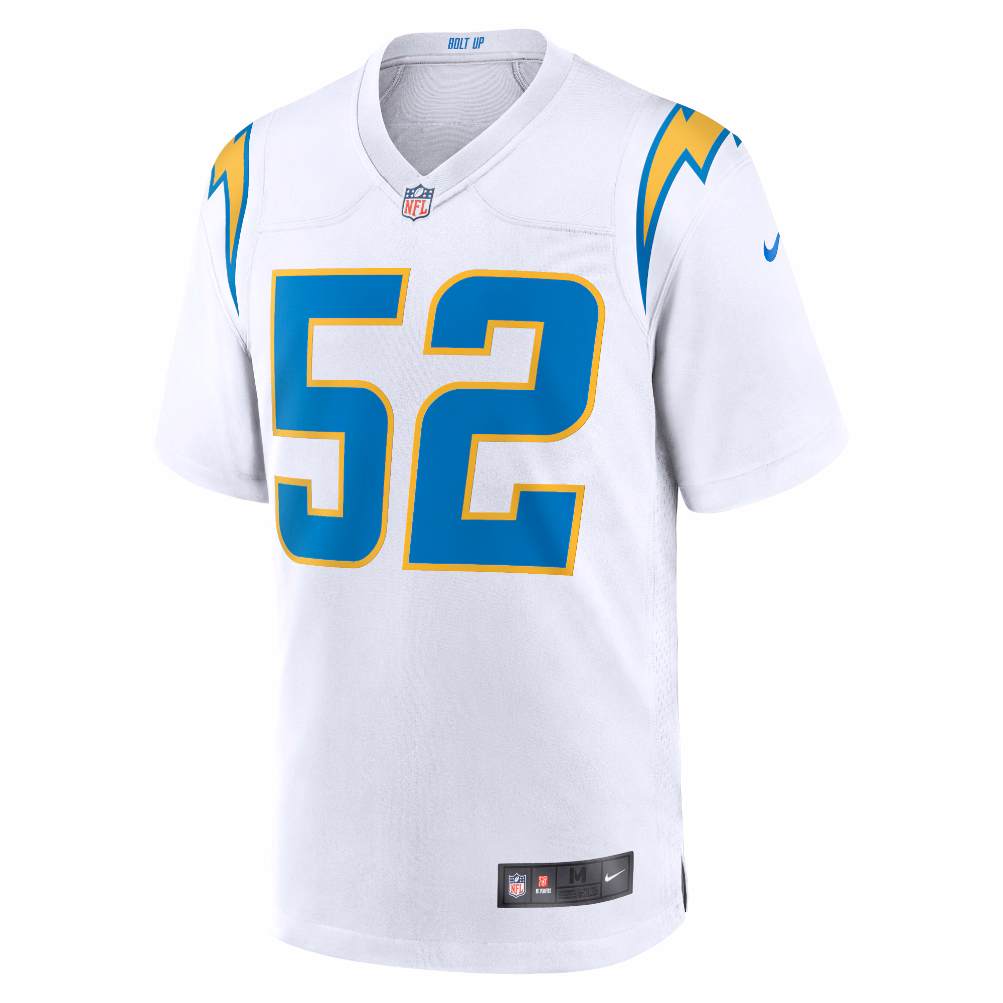 Men's Los Angeles Chargers Khalil Mack  White Game Jersey