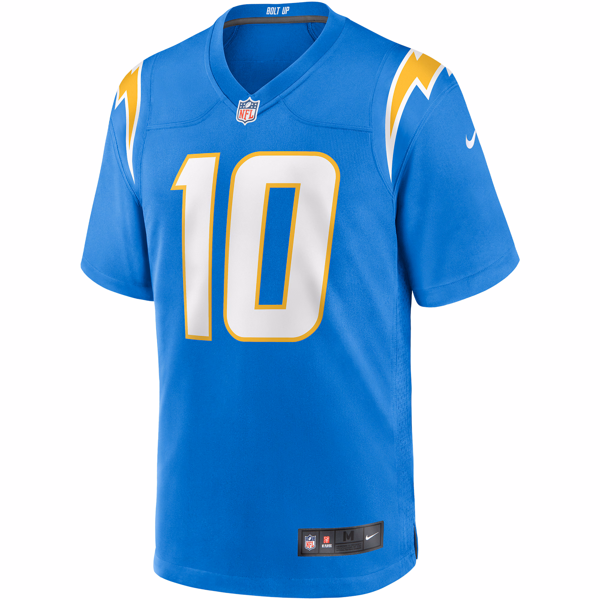 Men's Los Angeles Chargers Justin Herbert  Powder Blue Player Game Jersey
