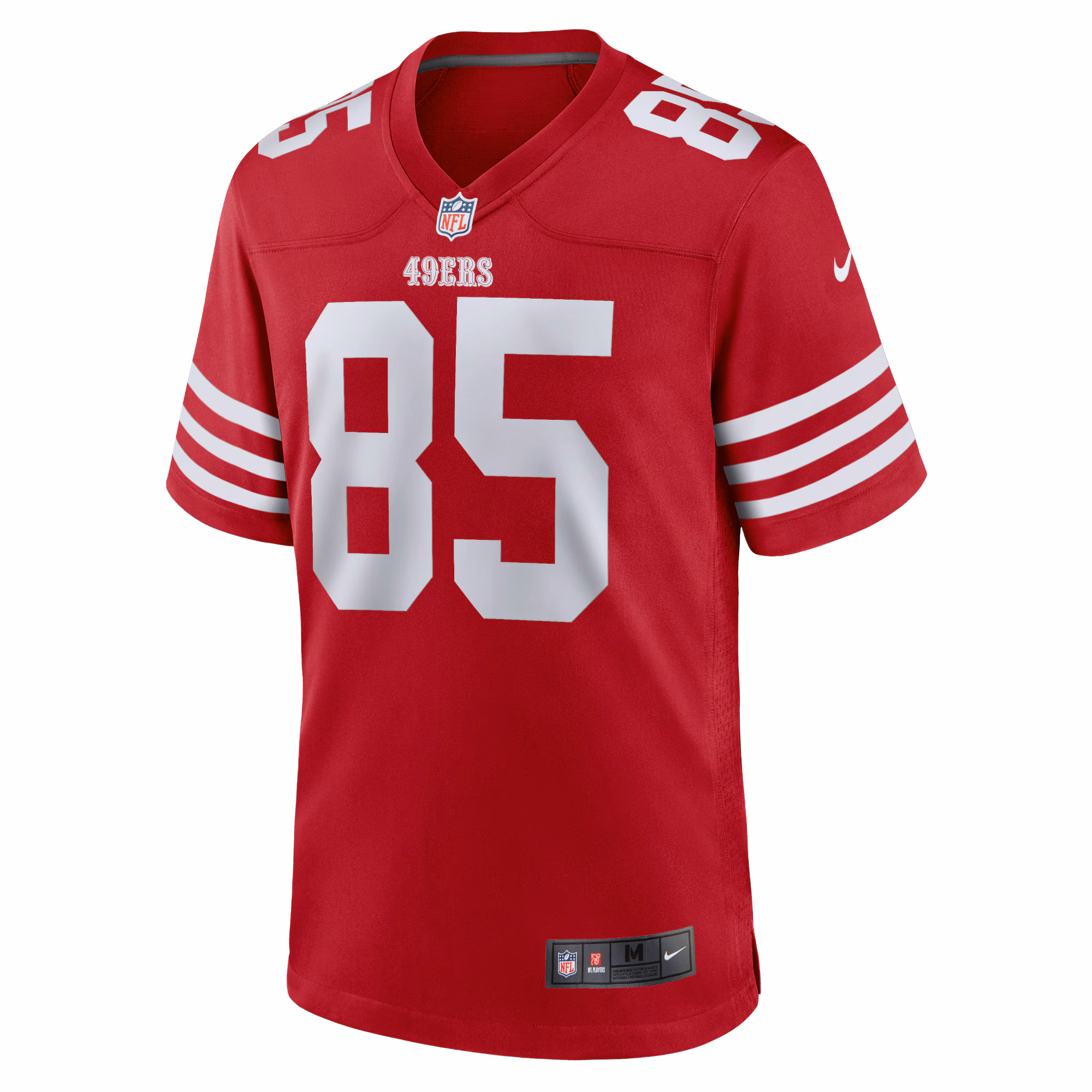 Men's San Francisco 49ers George Kittle  Scarlet Player Game Jersey