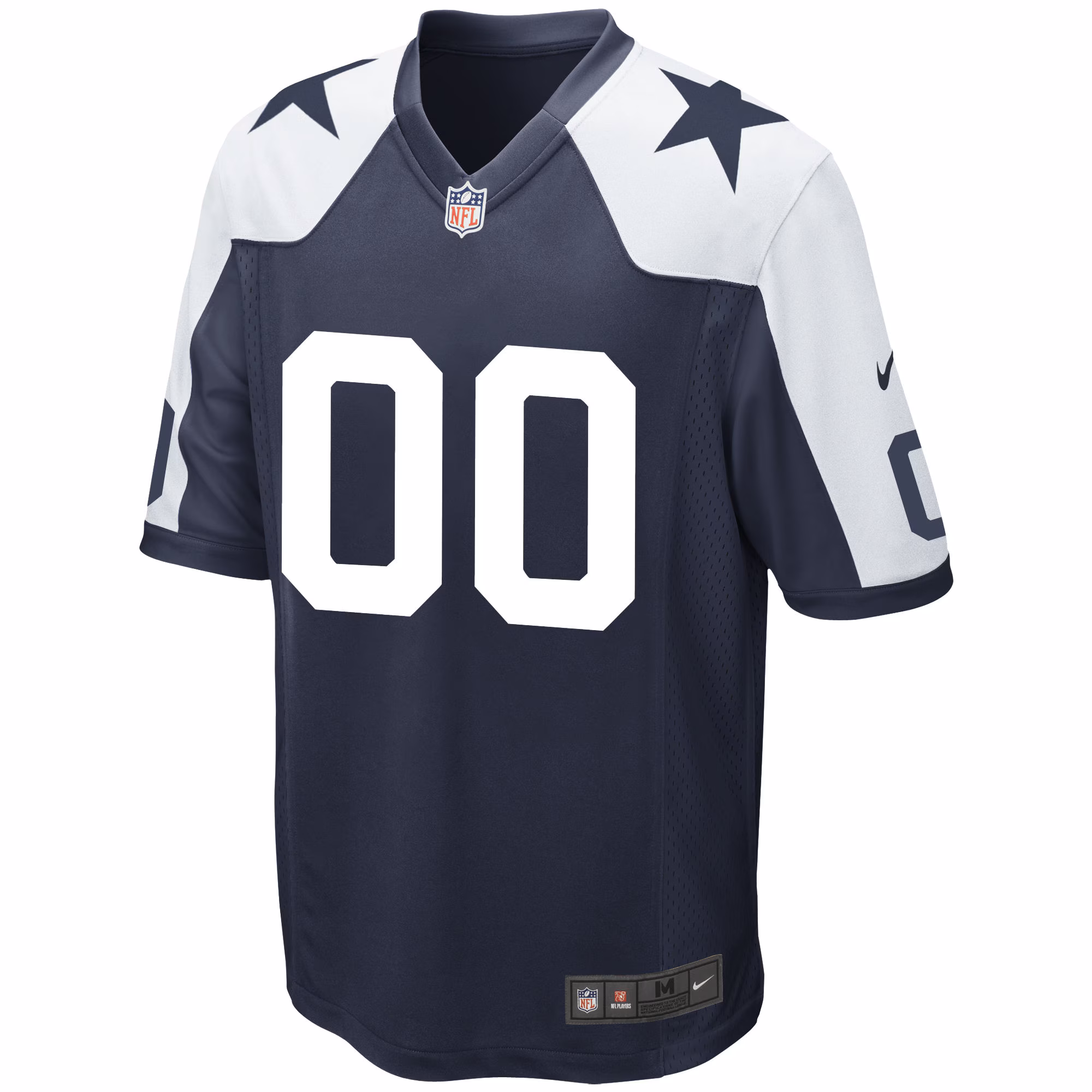Men's Dallas Cowboys  Navy Alternate Custom Game Jersey