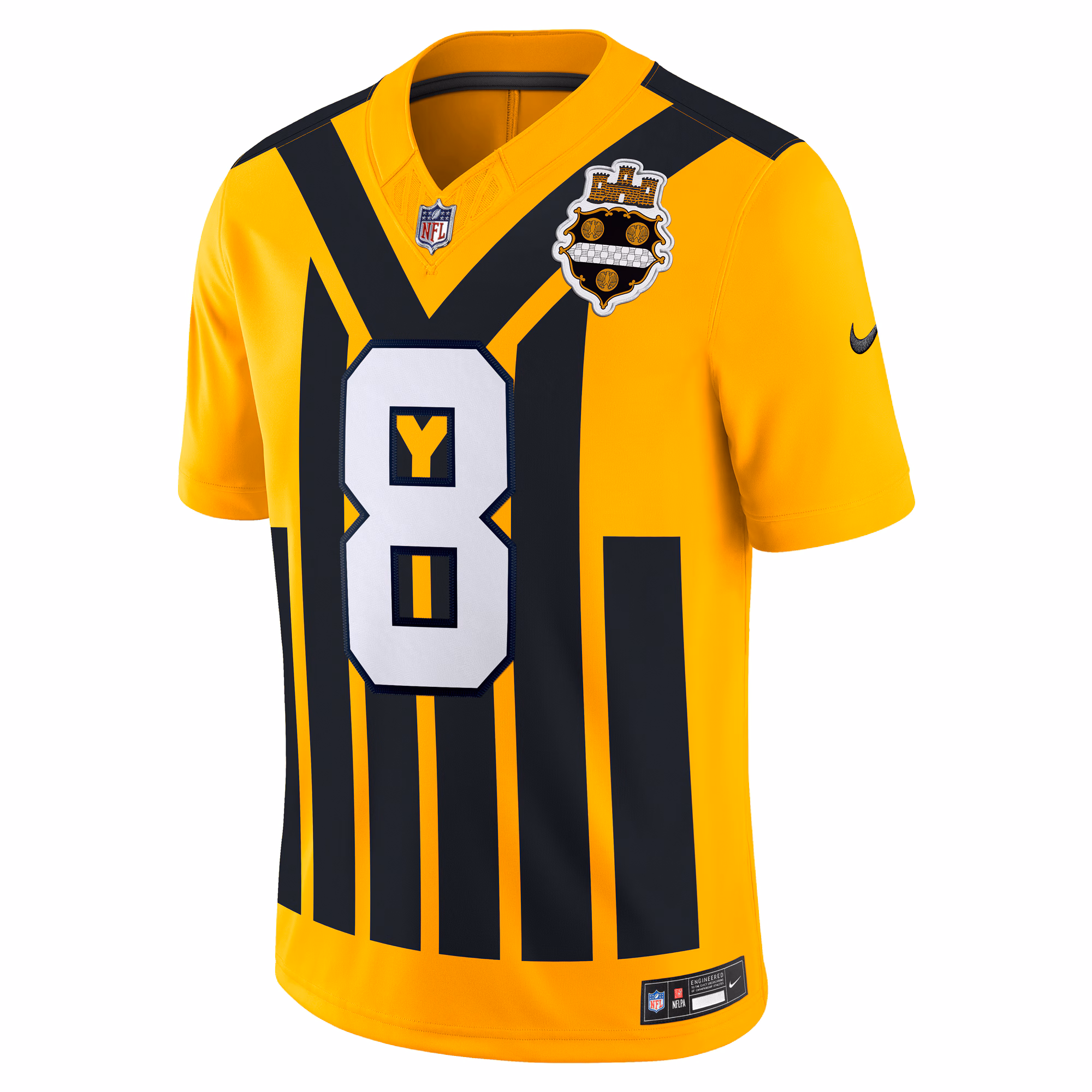 Men's Pittsburgh Steelers Aaron Rodgers  Gold Alternate Vapor F.U.S.E. Limited Jersey