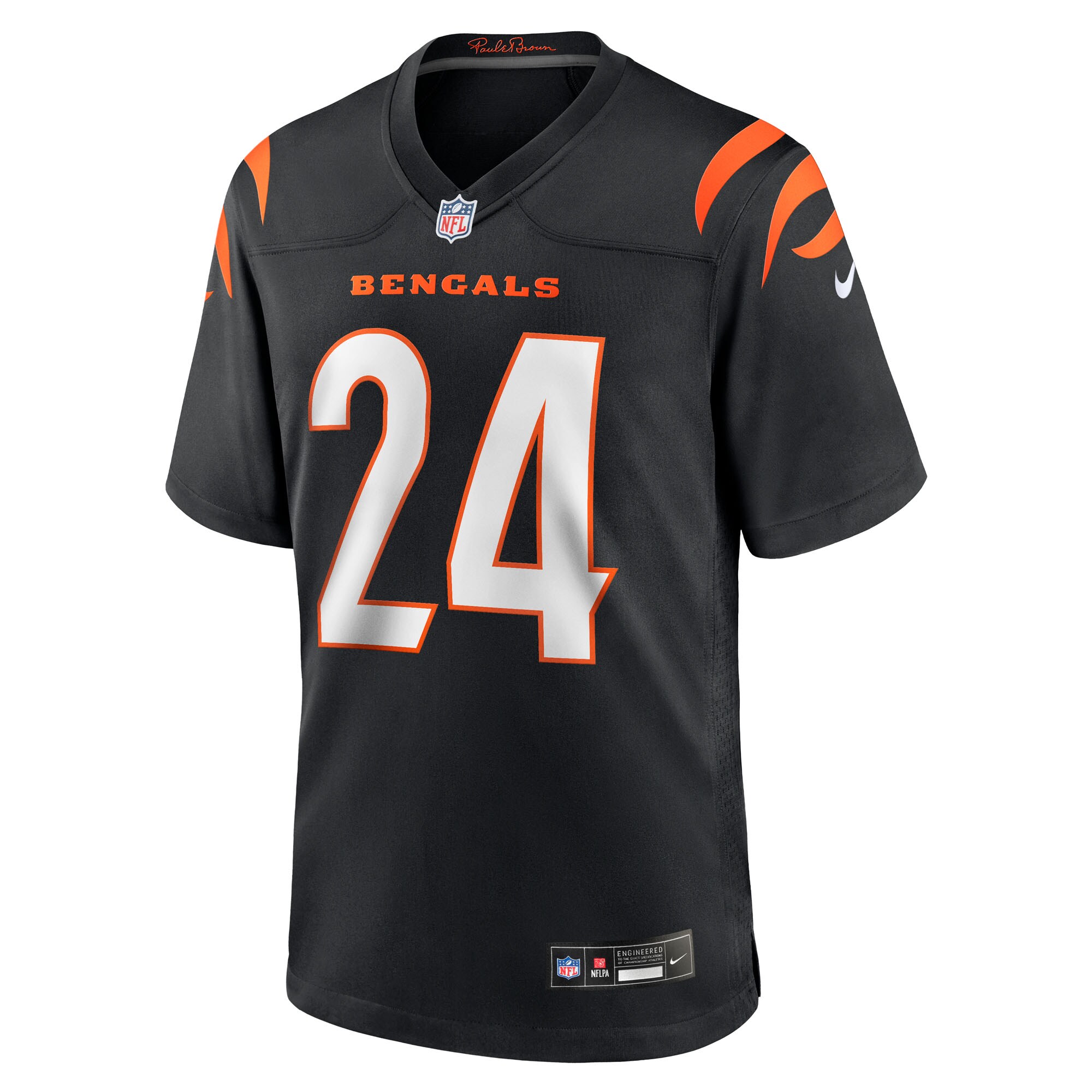 Men's Cincinnati Bengals Marco Wilson  Black Team Game Jersey