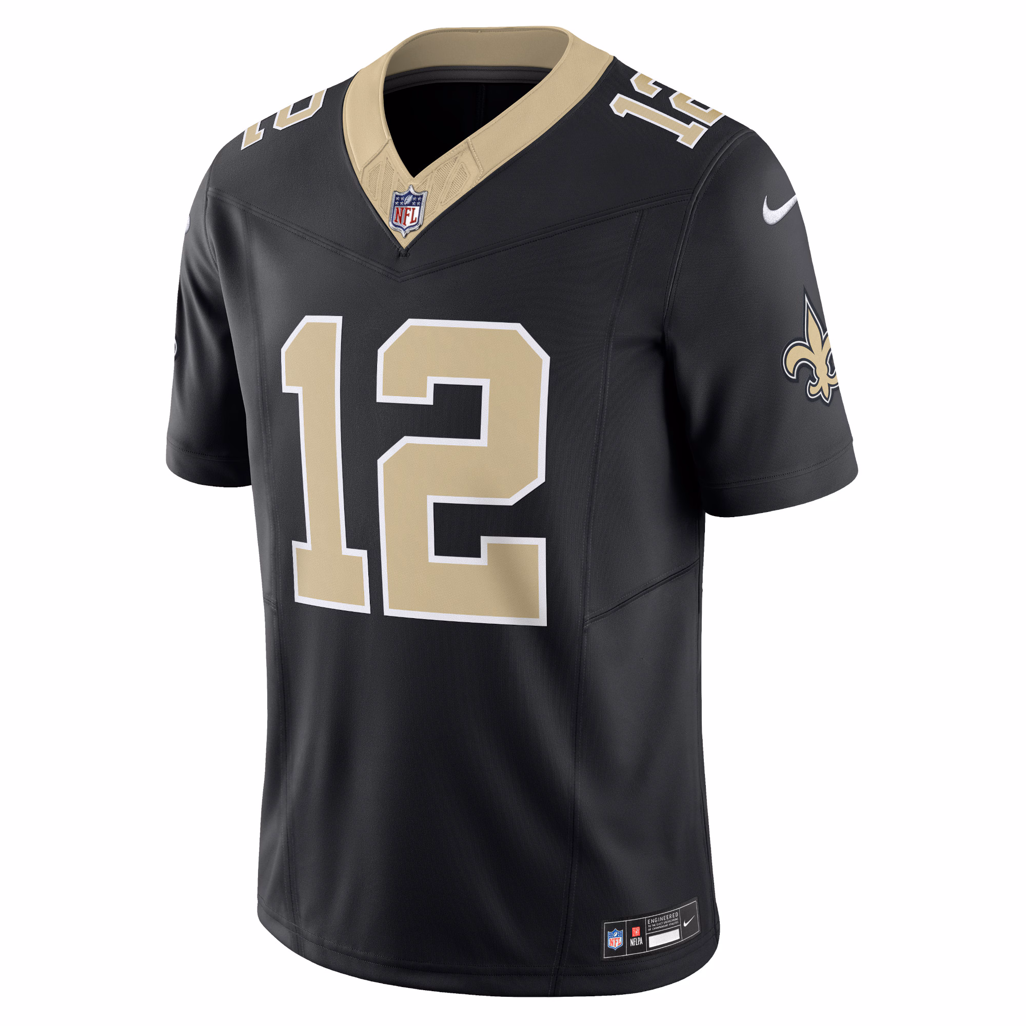 Men's New Orleans Saints Chris Olave  Black Vapor F.U.S.E. Limited Jersey