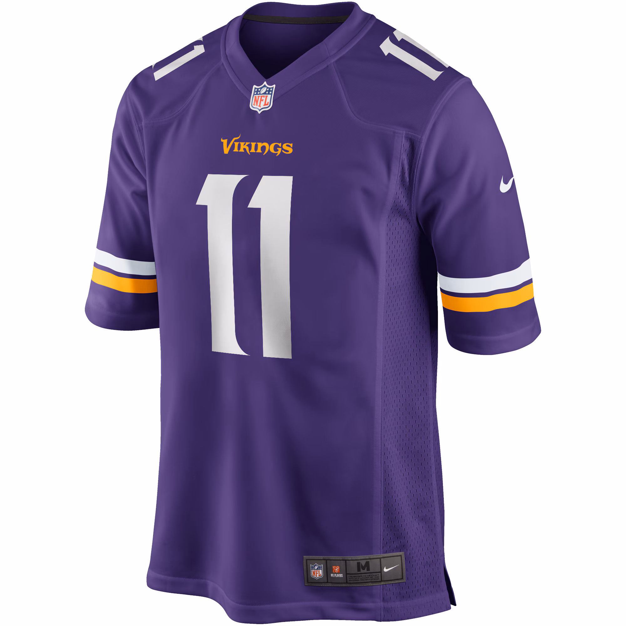 Men's Minnesota Vikings Daunte Culpepper  Purple Game Retired Player Jersey