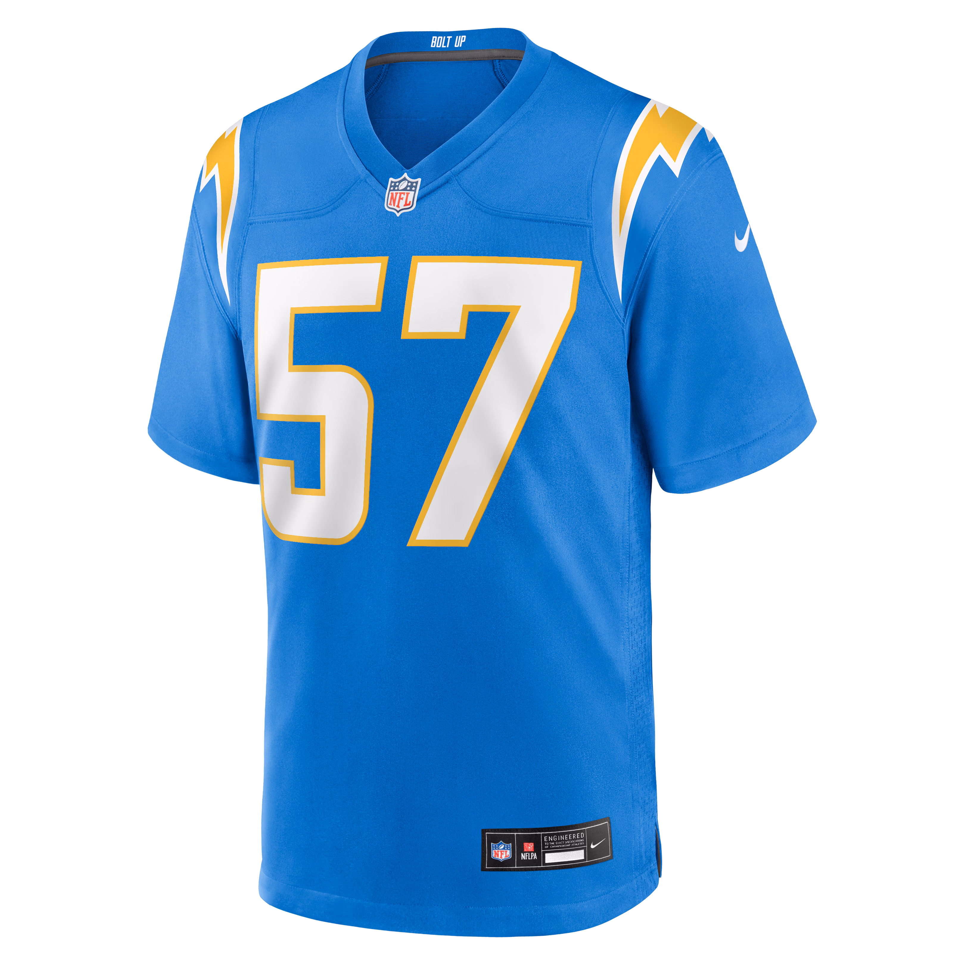 Men's Los Angeles Chargers Clelin Ferrell  Powder Blue Team Game Jersey