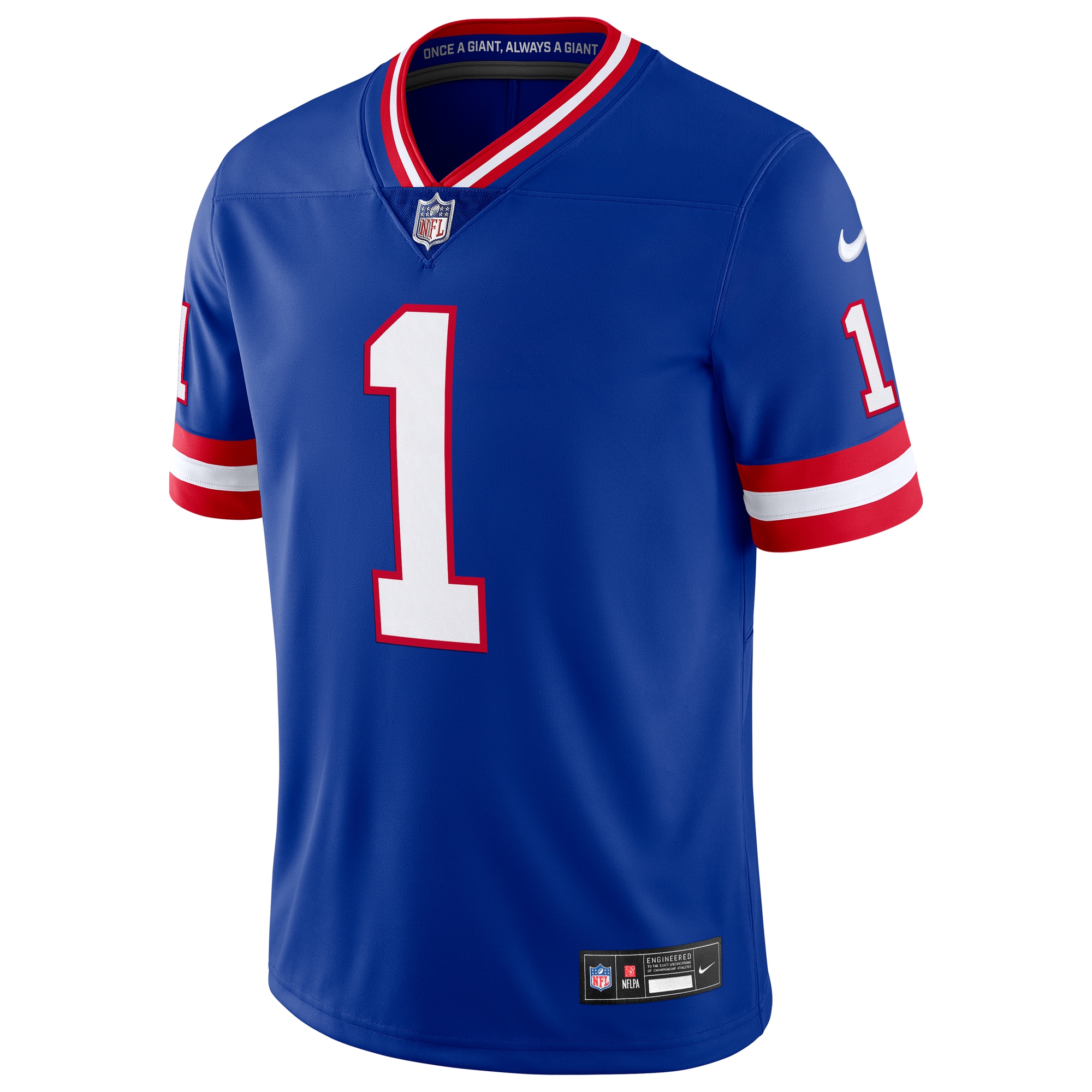 Men's New York Giants Malik Nabers  Royal Alternate 2 Legacy Vapor Untouchable Limited Jersey