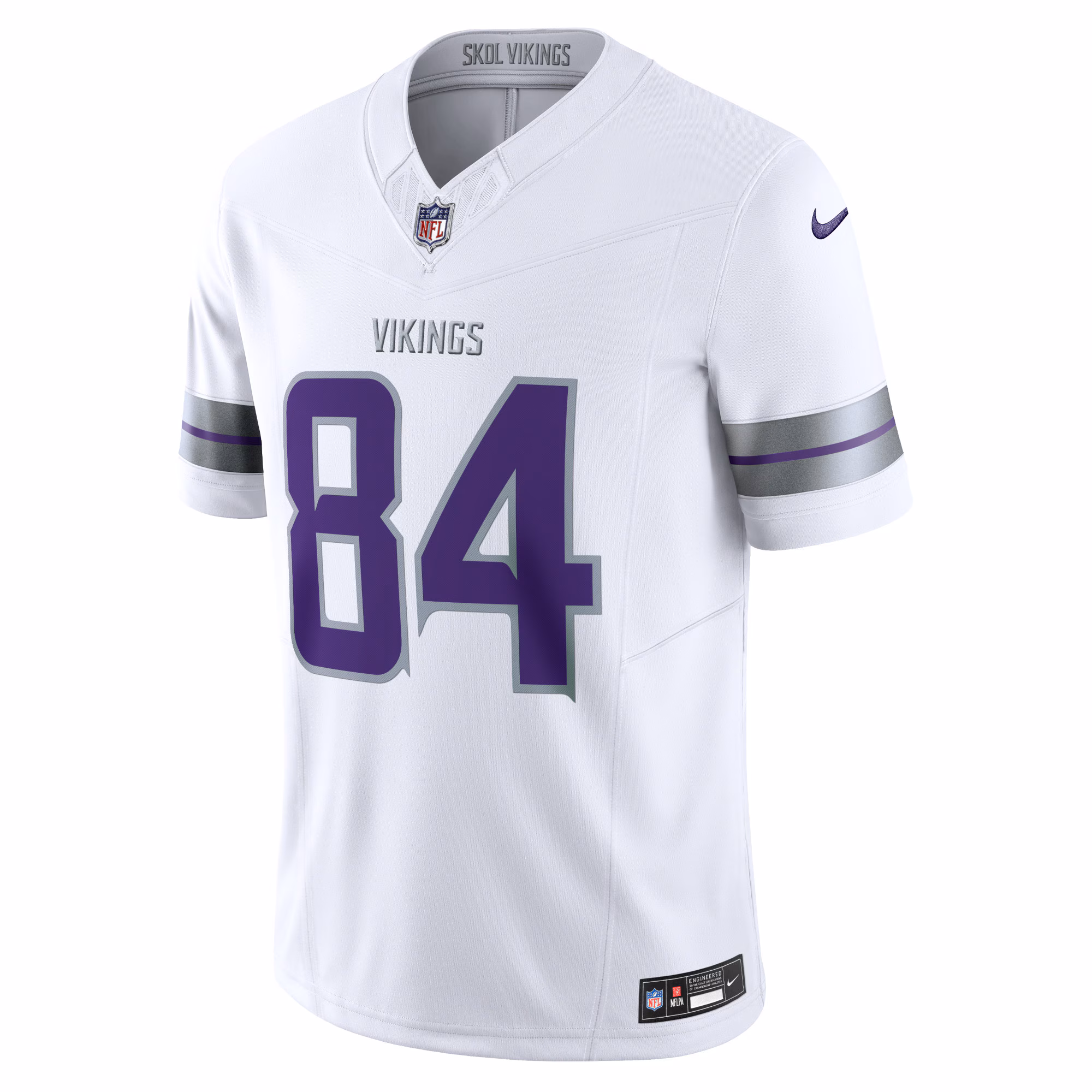 Men's Minnesota Vikings Randy Moss  White Alternate Vapor F.U.S.E. Retired Player Limited Jersey