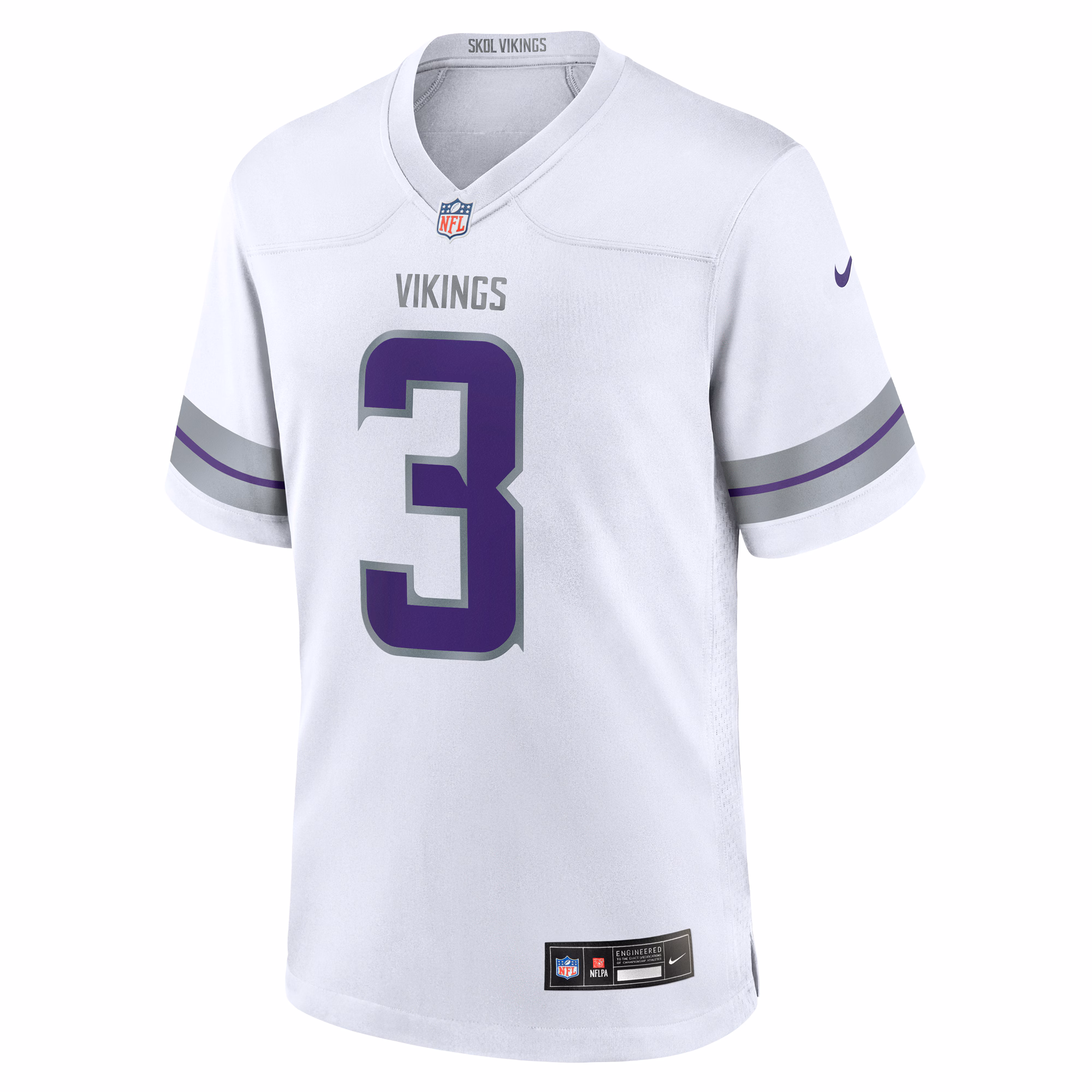 Men's Minnesota Vikings Jordan Addison  White Alternate Game Player Jersey