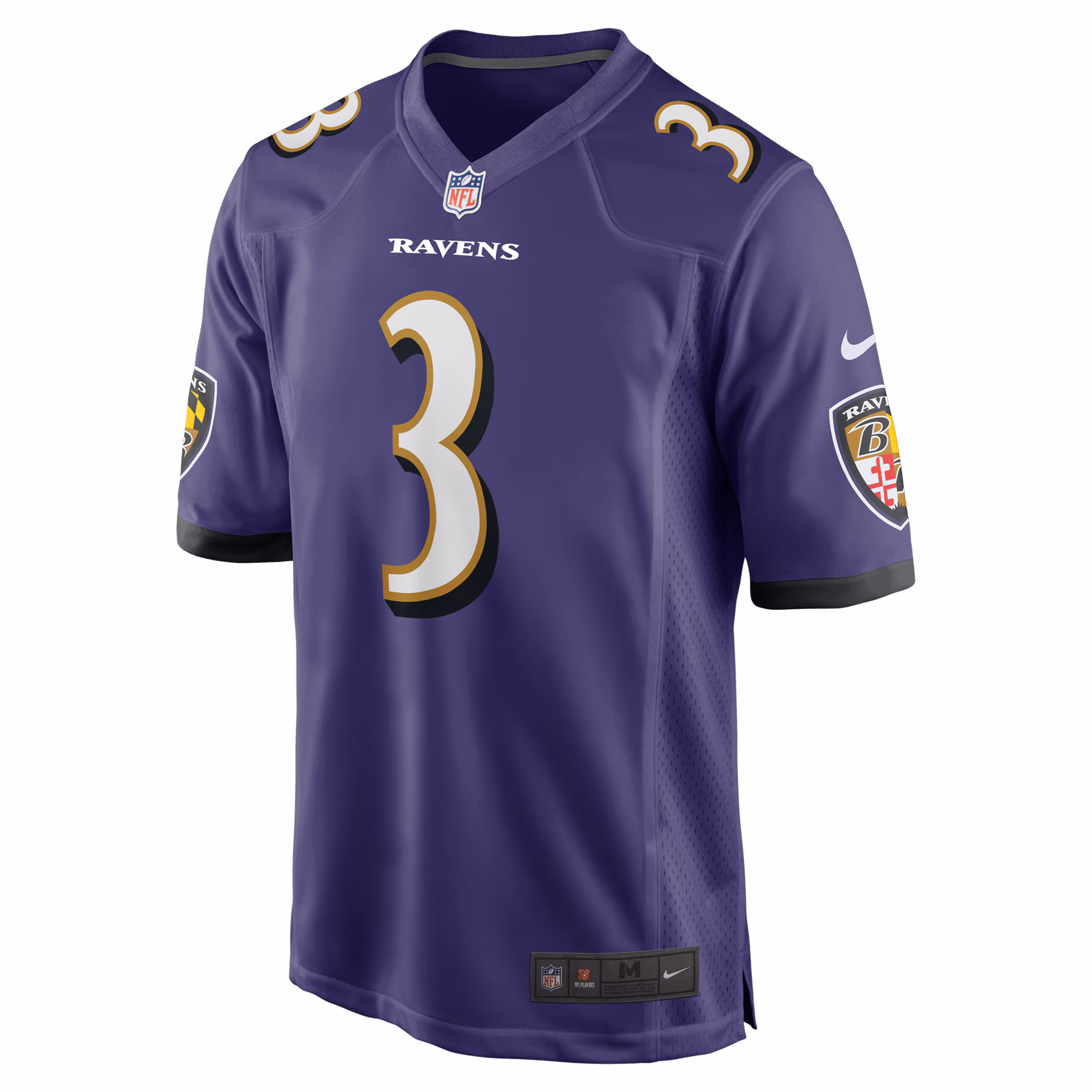 Men's Baltimore Ravens Deonte Harty  Purple Team Game Jersey