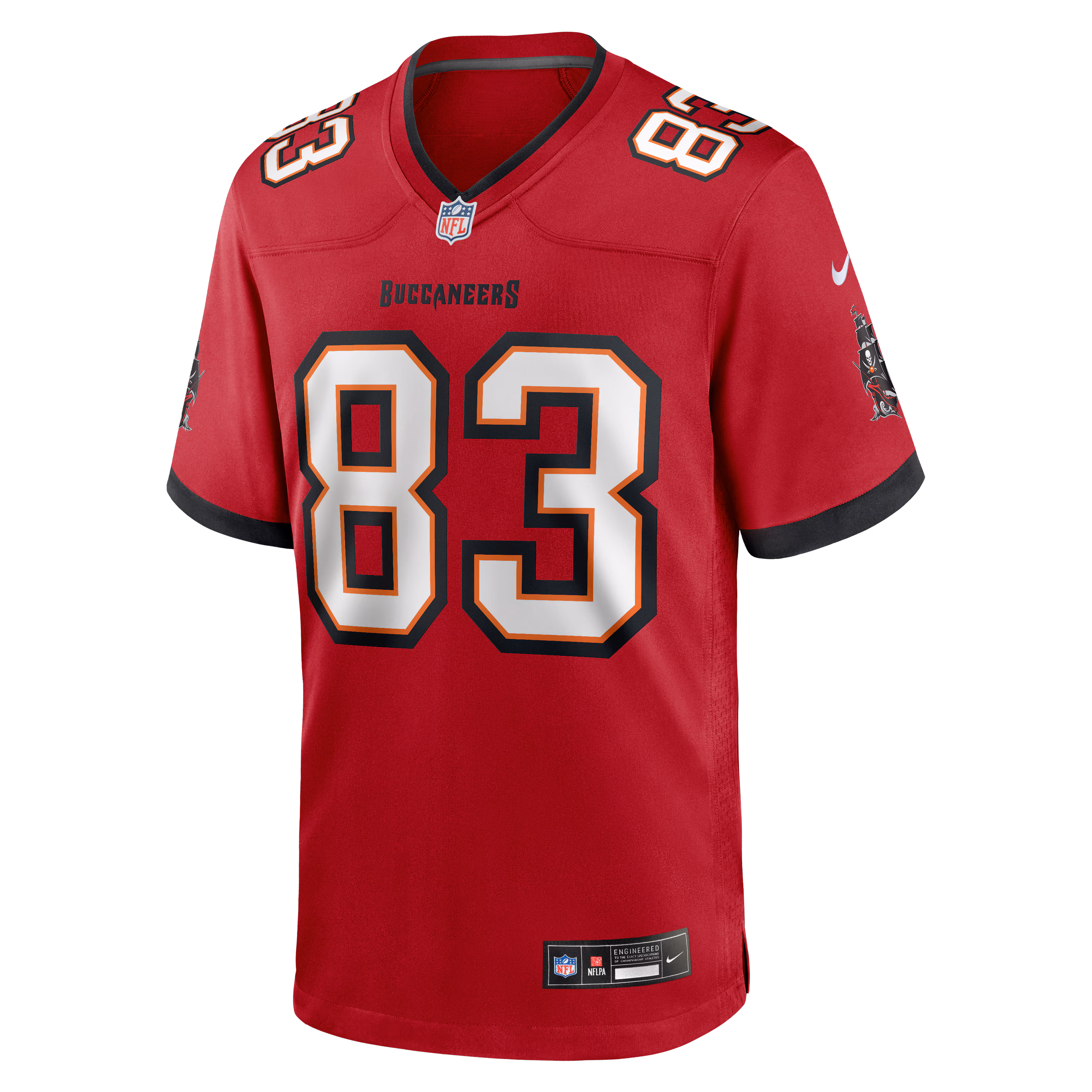 Men's Tampa Bay Buccaneers Caden Prieskorn  Red Team Game Jersey