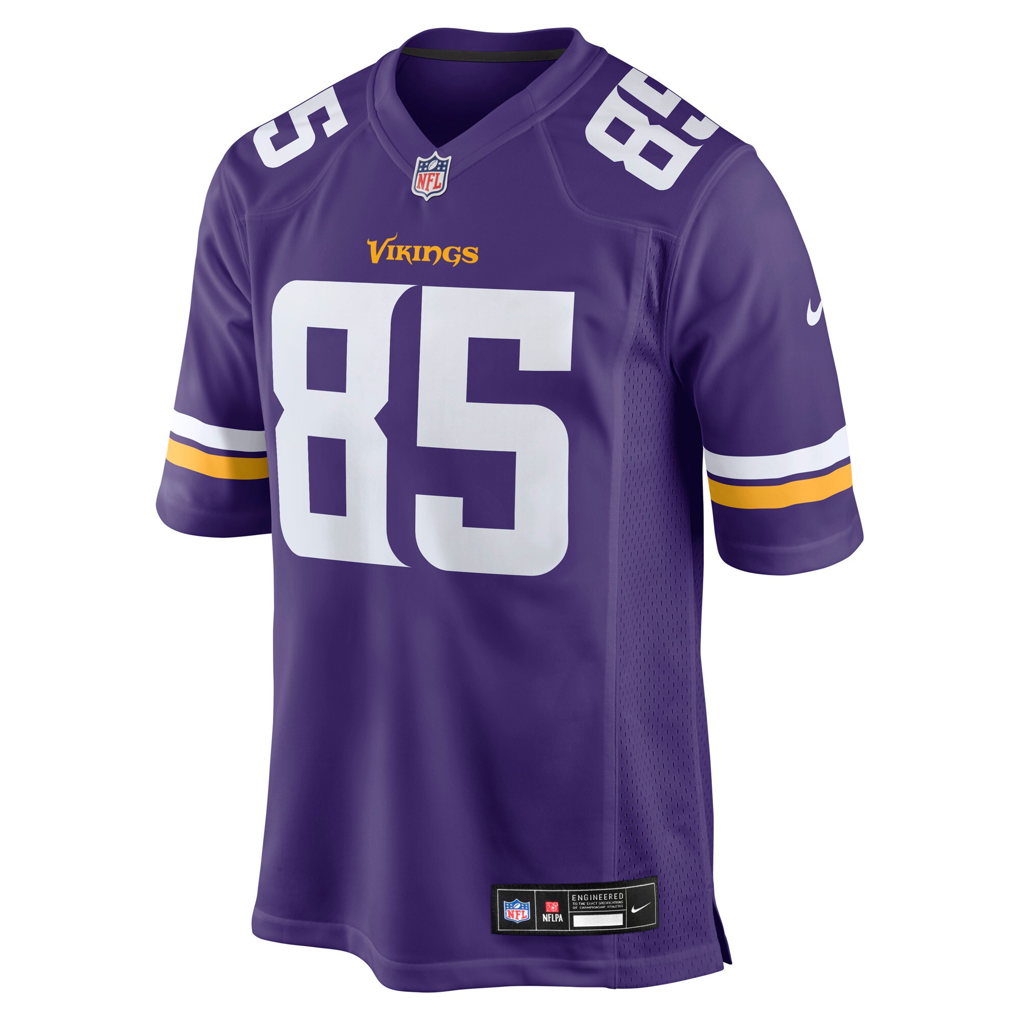 Men's Minnesota Vikings Ben Yurosek  Purple Team Game Jersey