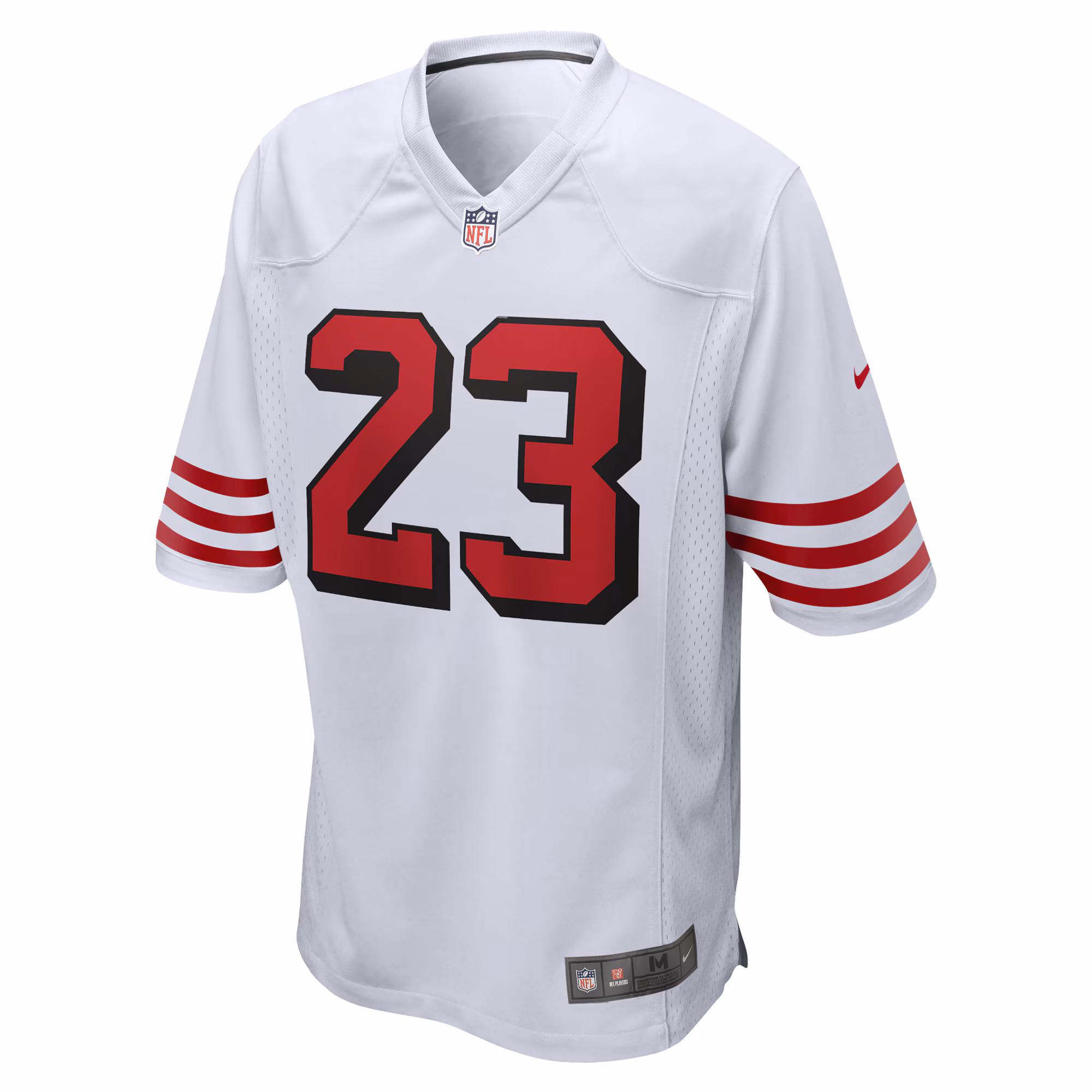 Men's San Francisco 49ers Christian McCaffrey  White Game Jersey