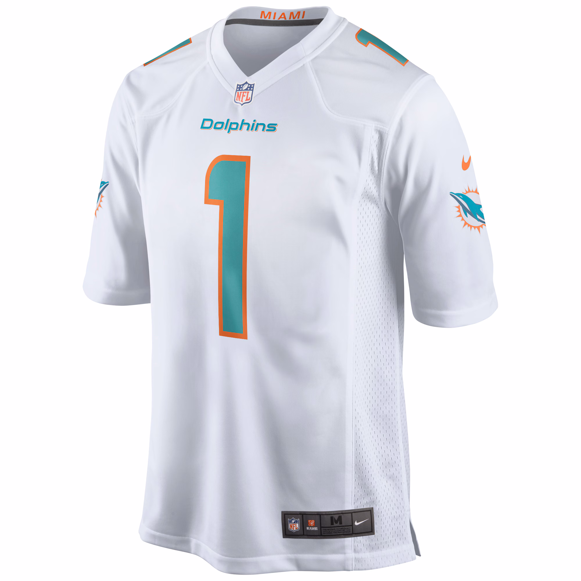 Men's Miami Dolphins Tua Tagovailoa  White Game Jersey