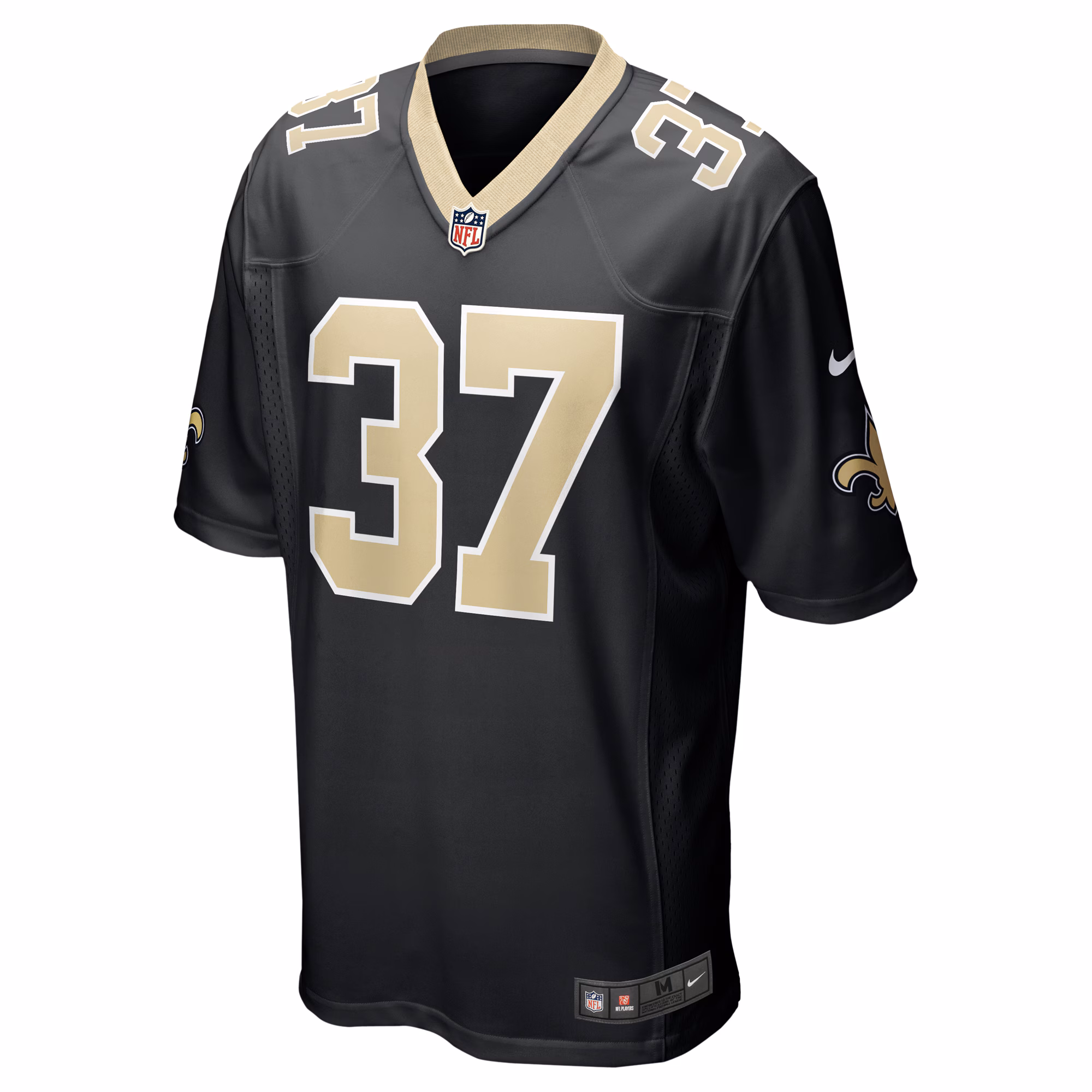 Men's New Orleans Saints Jordan Mims  Black Team Game Jersey