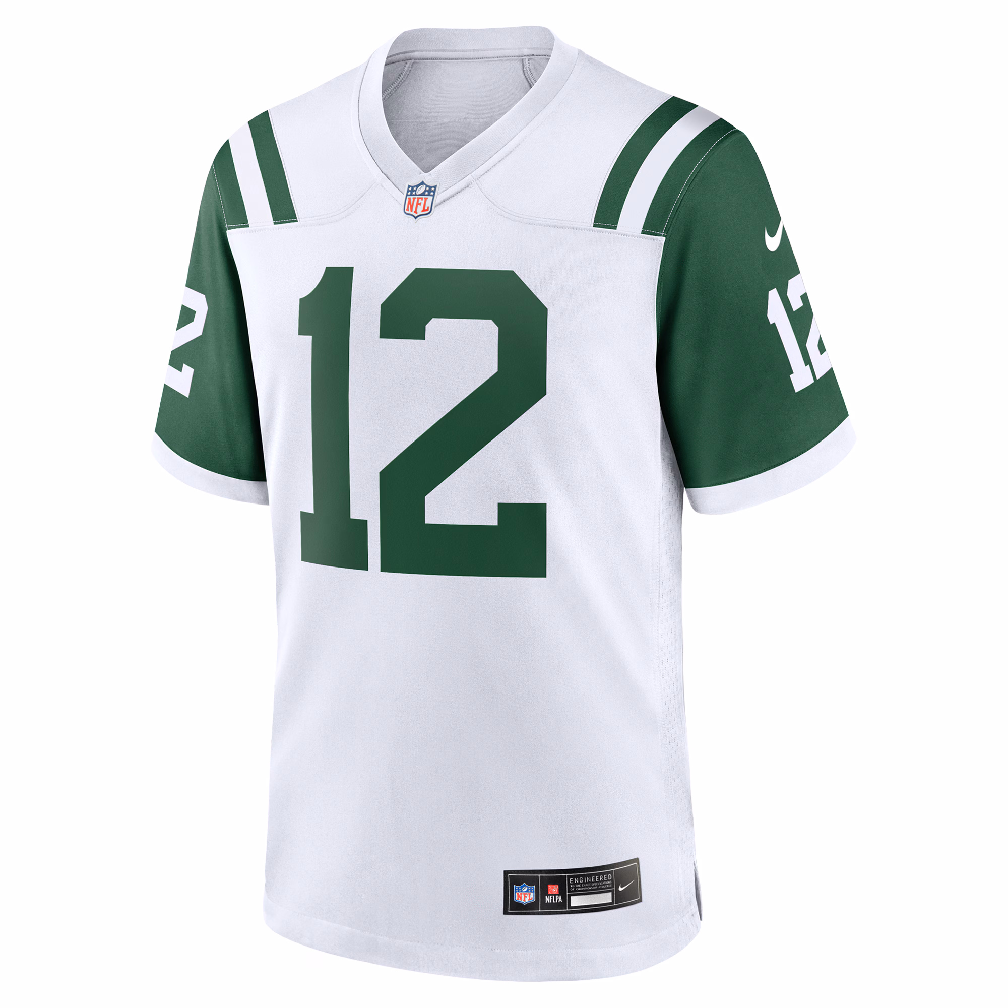 Men's New York Jets Joe Namath  White Classic Alternate Retired Player Game Jersey
