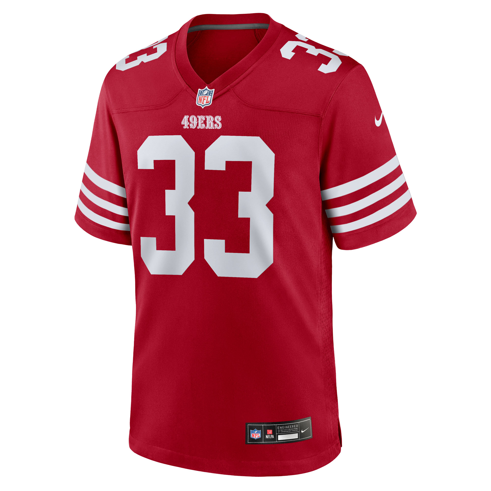 Men's San Francisco 49ers Siran Neal  Scarlet Team Game Jersey