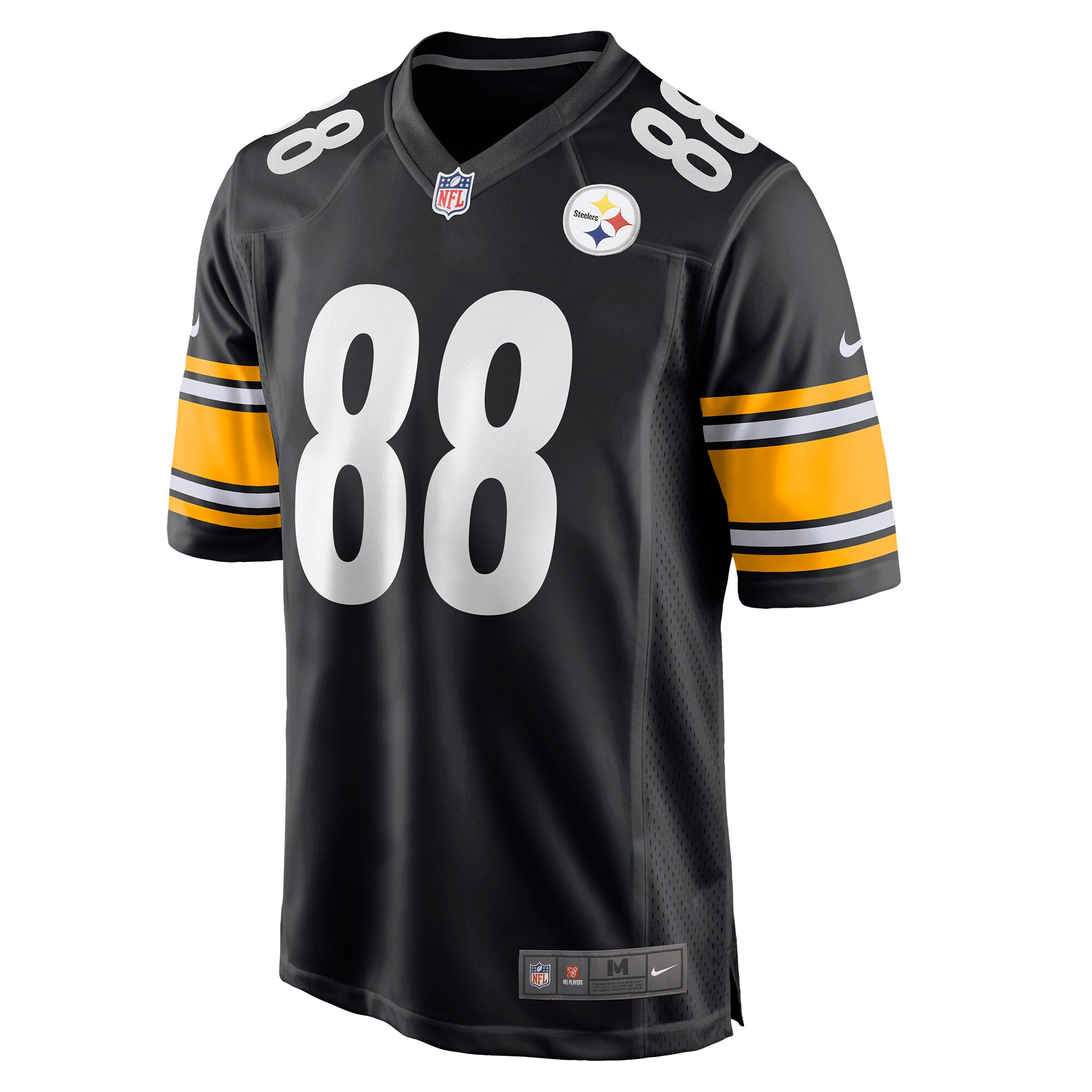 Men's Pittsburgh Steelers Pat Freiermuth  Black Game Jersey