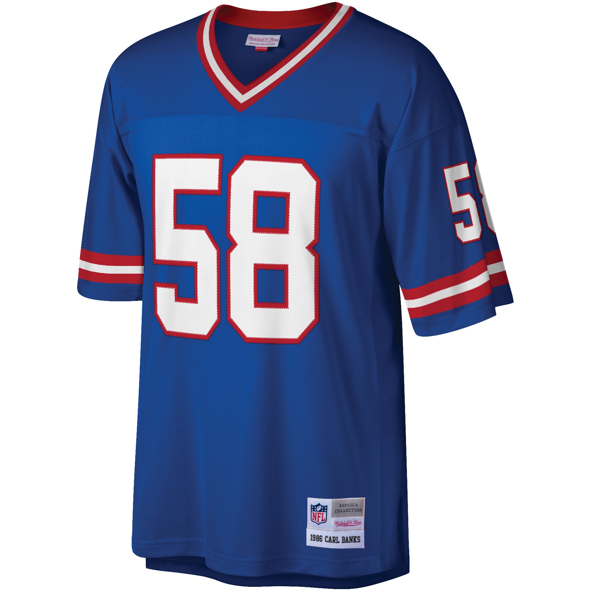 Men's New York Giants Carl Banks Mitchell & Ness Royal Legacy Replica Jersey