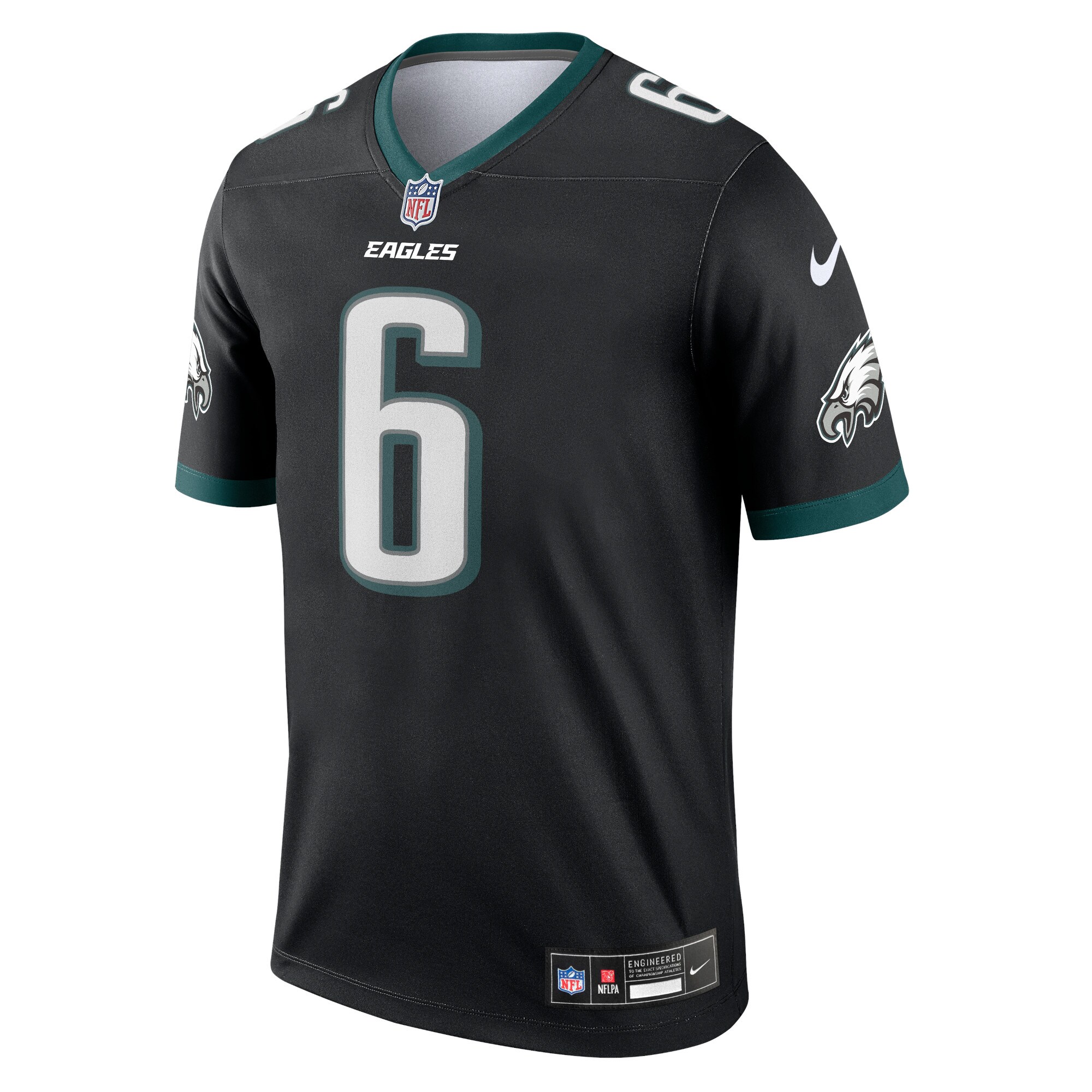 Men's Philadelphia Eagles DeVonta Smith  Black Legend Player Performance Top