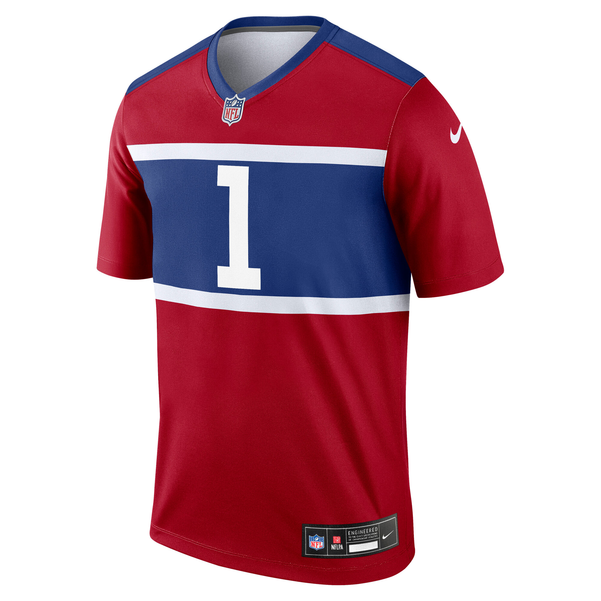 Men's New York Giants Malik Nabers  Red Legend Player Performance Top