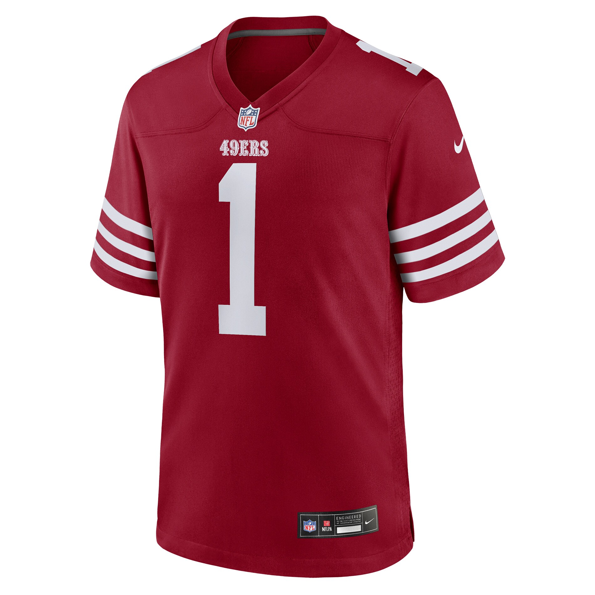 Men's San Francisco 49ers Ricky Pearsall  Scarlet Team Game Jersey