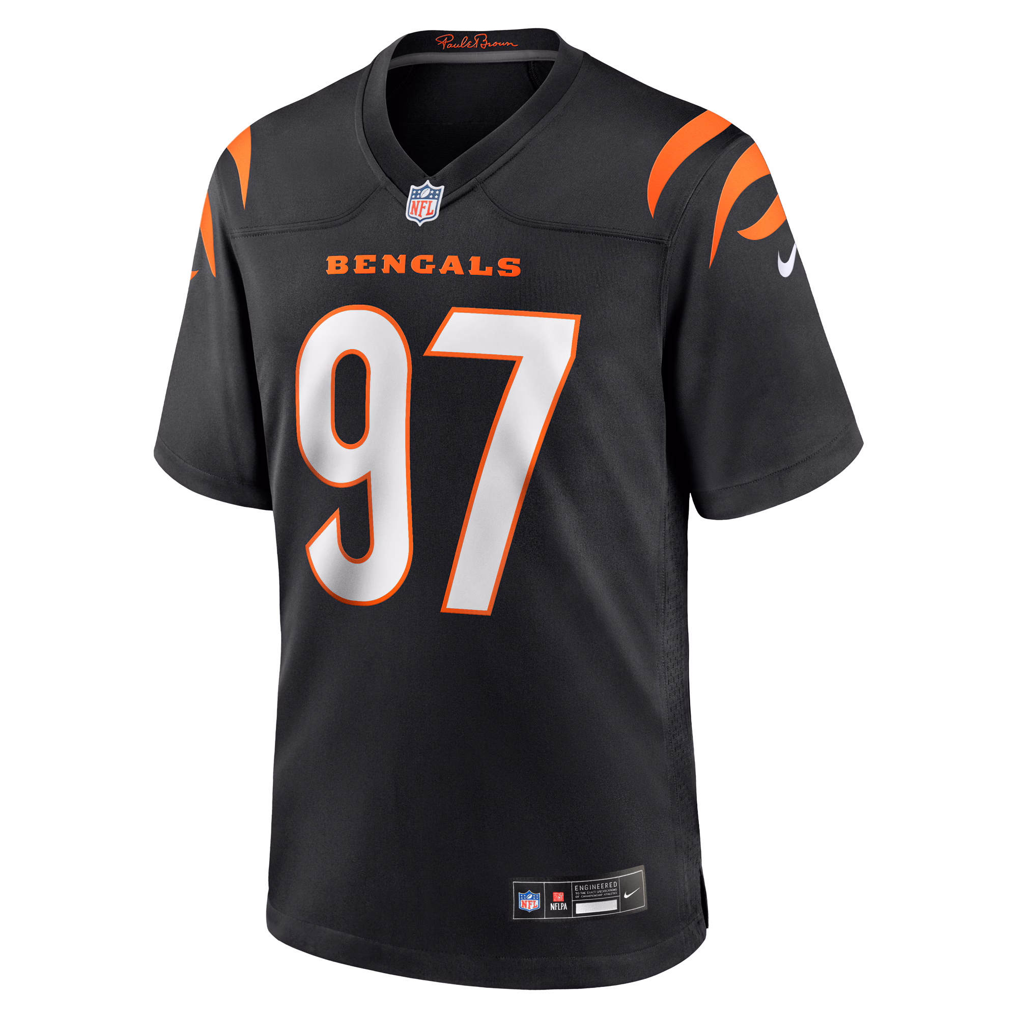 Men's Cincinnati Bengals Shemar Stewart  Black Team Game Jersey