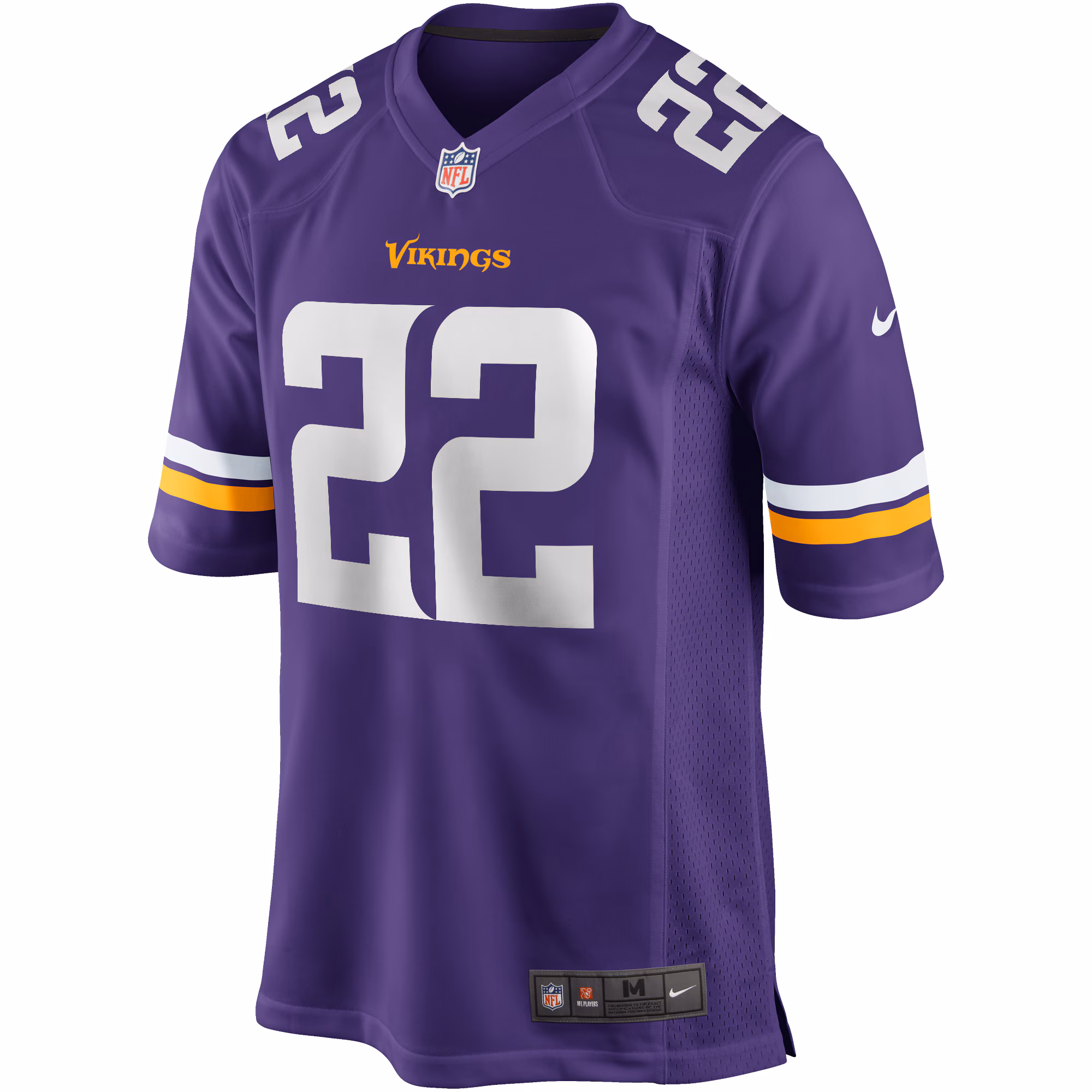 Men's Minnesota Vikings Paul Krause  Purple Game Retired Player Jersey