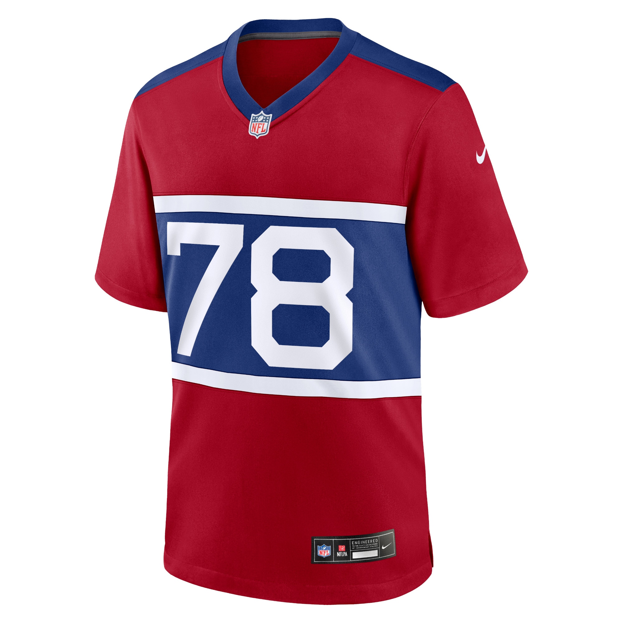 Men's New York Giants Andrew Thomas  Century Red Alternate Player Game Jersey