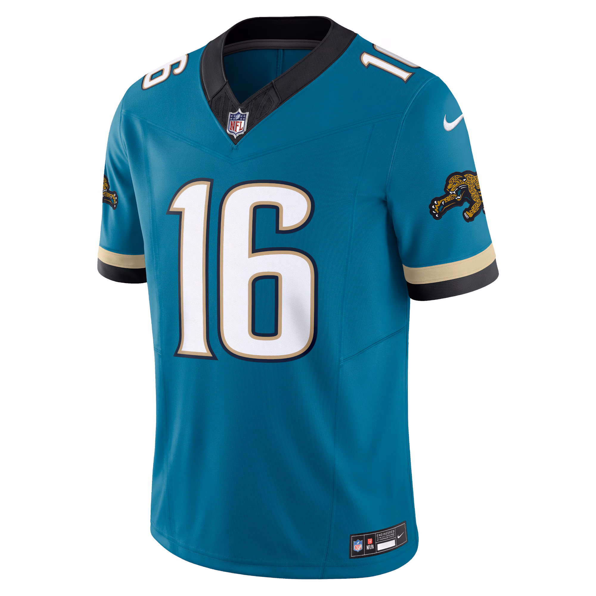 Men's Jacksonville Jaguars Trevor Lawrence  Teal Prowler Throwback Vapor F.U.S.E. Limited Jersey