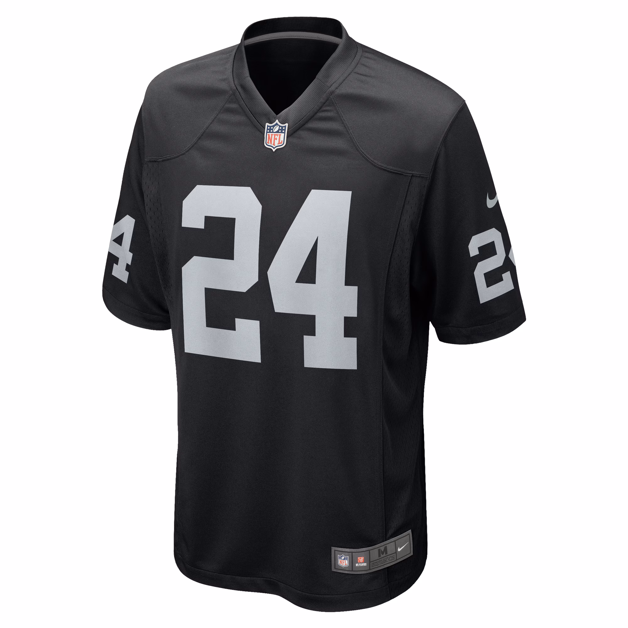 Men's Las Vegas Raiders Marcus Peters  Black Team Game Jersey