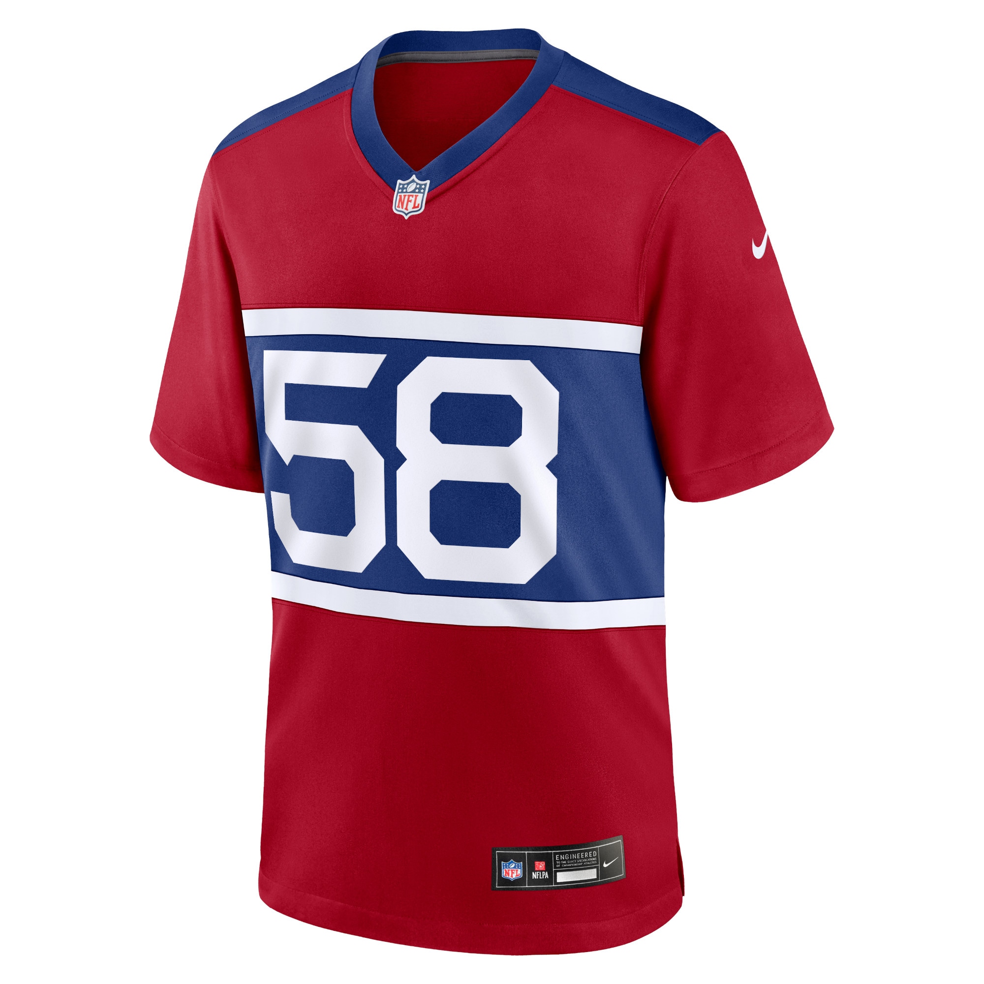 Men's New York Giants Bobby Okereke  Century Red Alternate Player Game Jersey