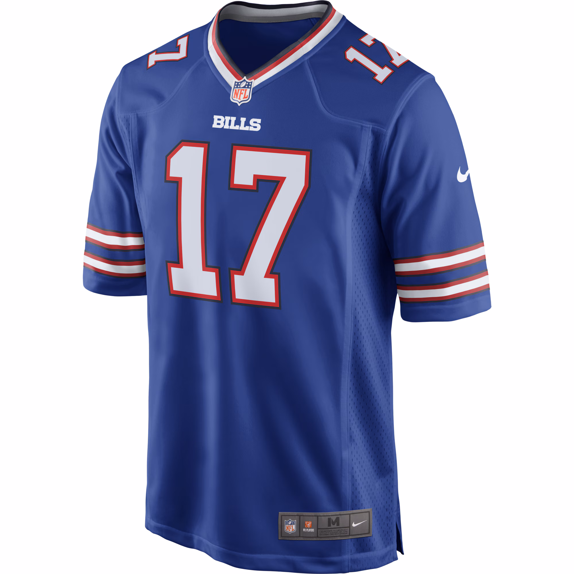 Men's Buffalo Bills Josh Allen  Royal Team Game Player Jersey